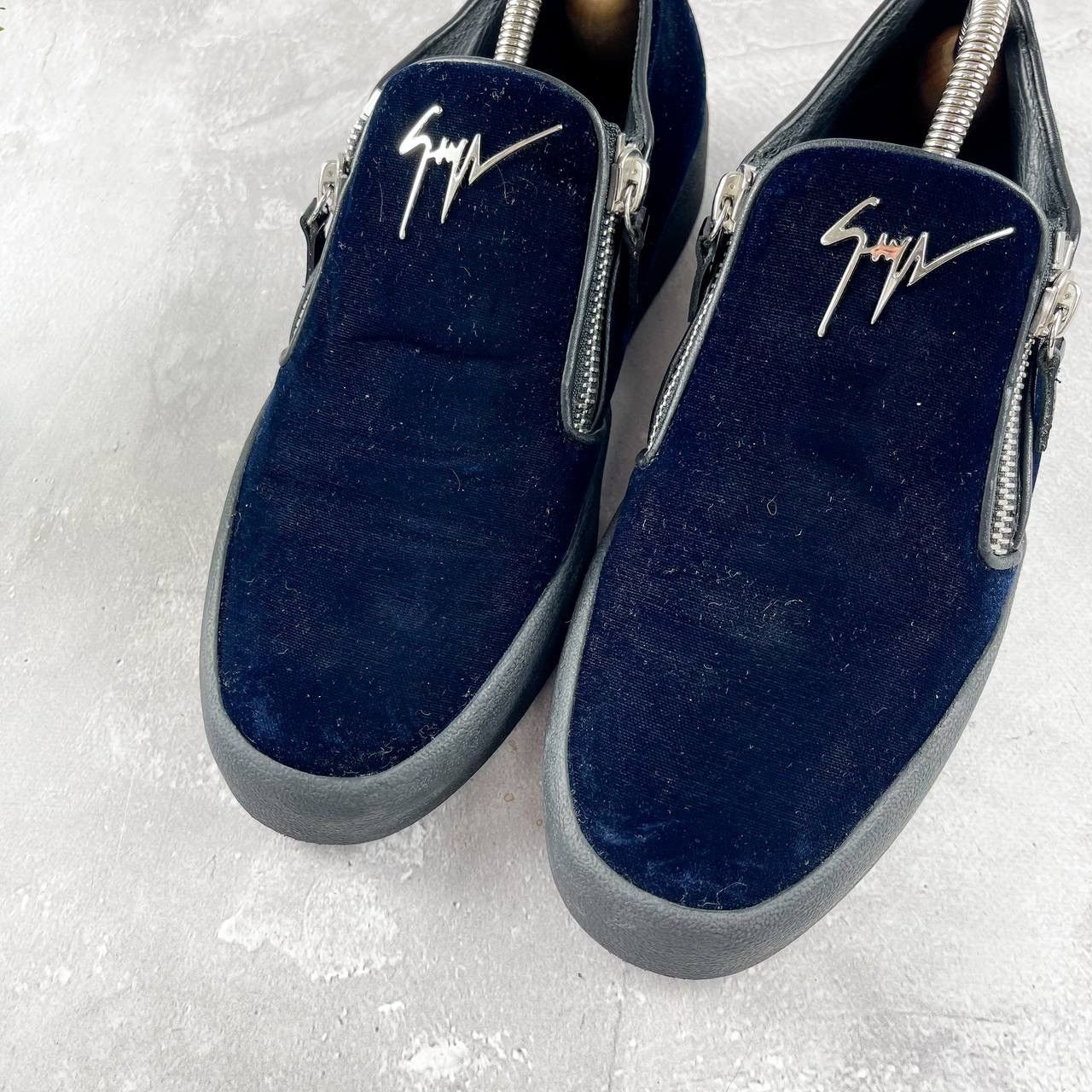 Giuseppe Zanotti Giuseppe Zanotti Mens Conley Navy Size US 10 / EU 43 - 3 Thumbnail
