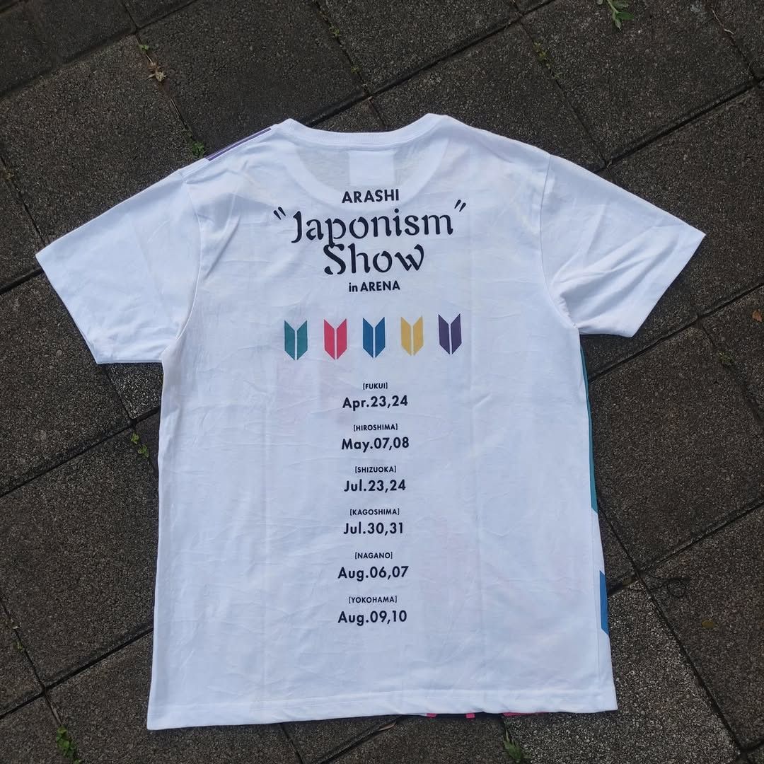 Band Tees Arashi Japonism Arena Tour 2016 Tee Size US M / EU 48-50 / 2 - 1 Thumbnail