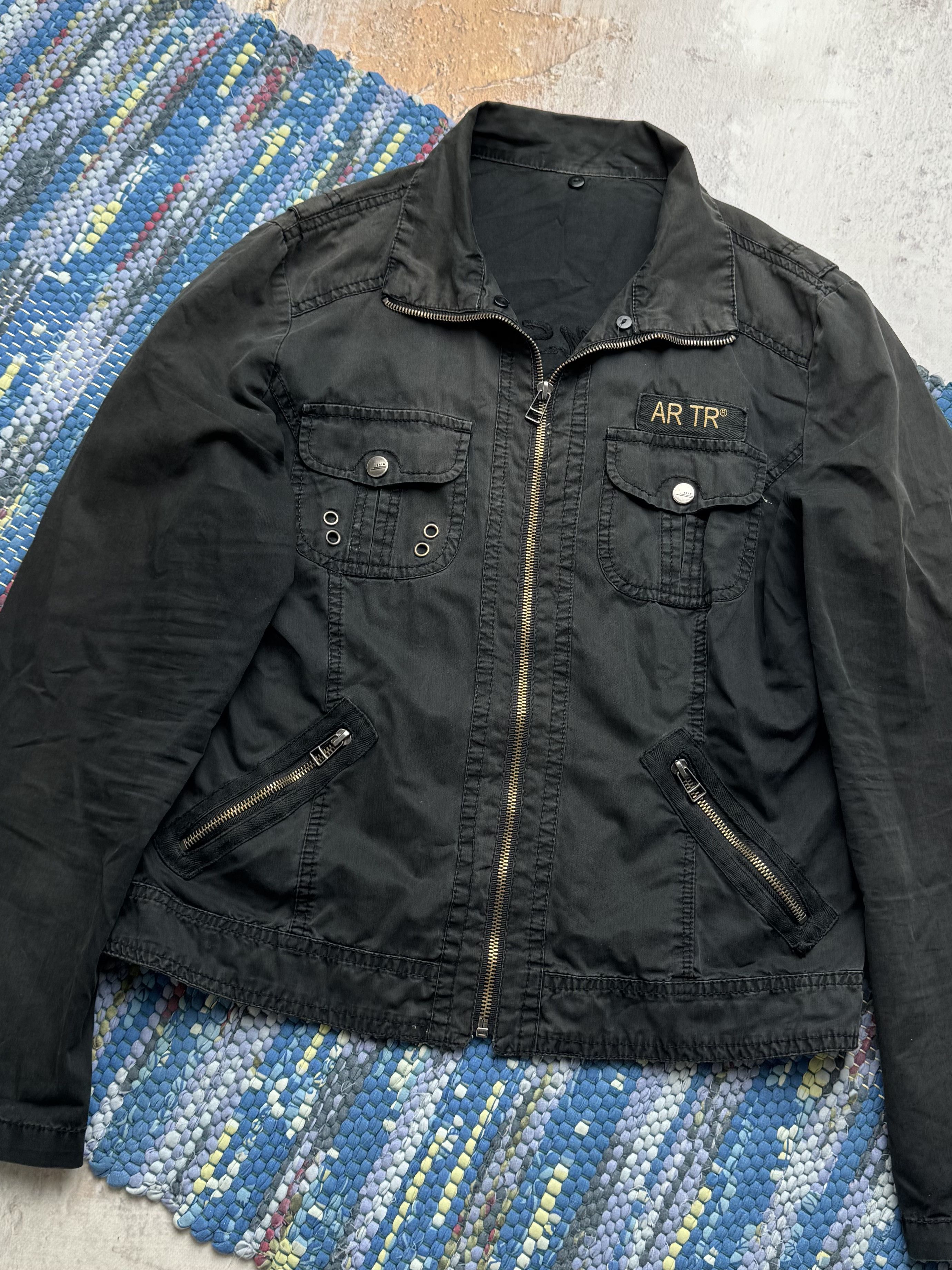 Vintage Vintage Utility Jacket Military Cargo Lightweight Outerwear Size L / US 10 / IT 46 - 2 Thumbnail