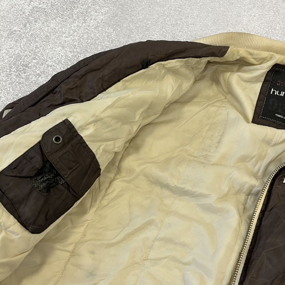 Hummel Brown Hummel bomber jacket vintage trashed Size US XL / EU 56 / 4 - 7 Thumbnail