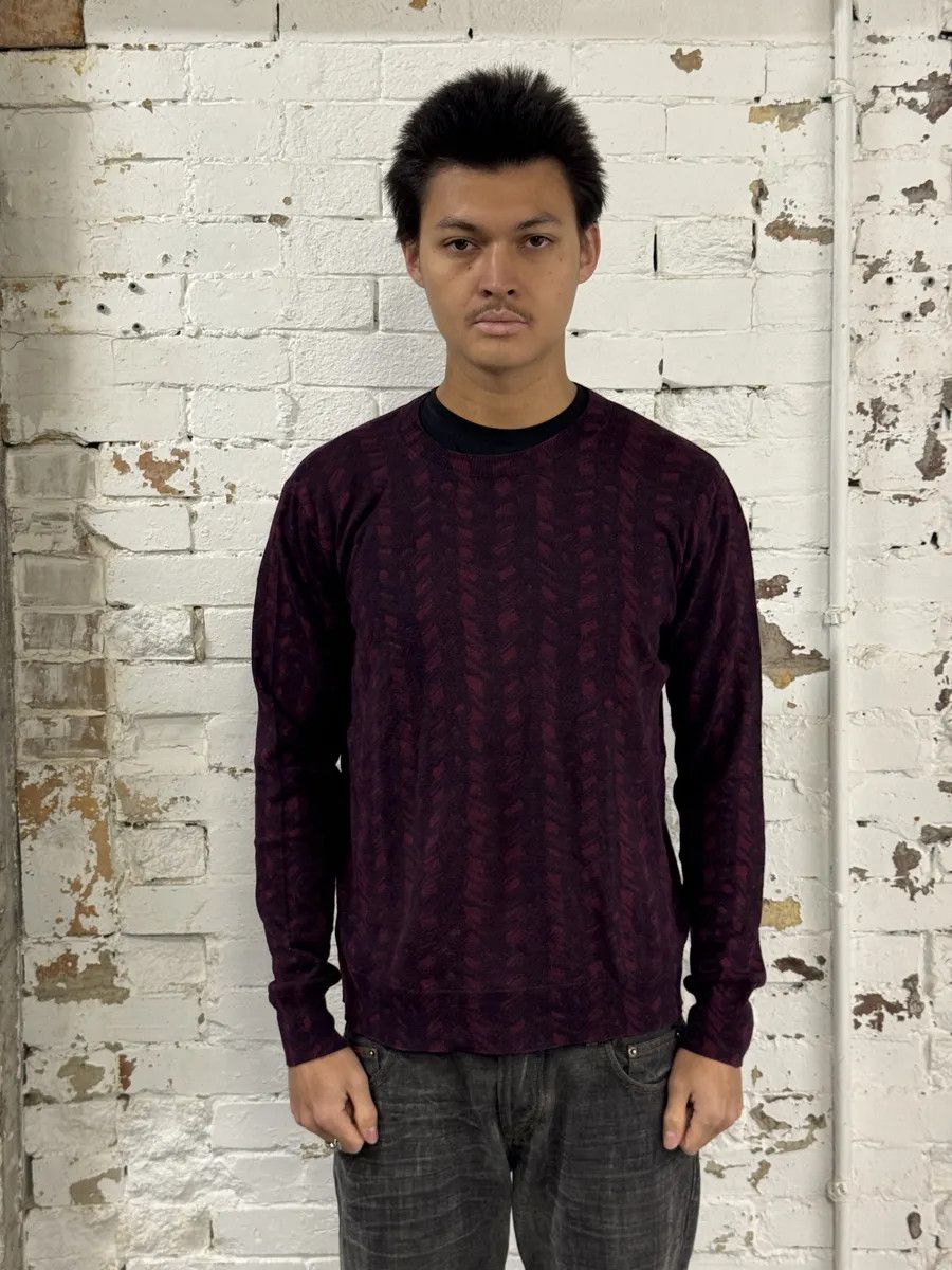 Dries Van Noten Dries Van Noten Red Bordeaux Contemporary Sweater Size US M / EU 48-50 / 2 - 4 Thumbnail