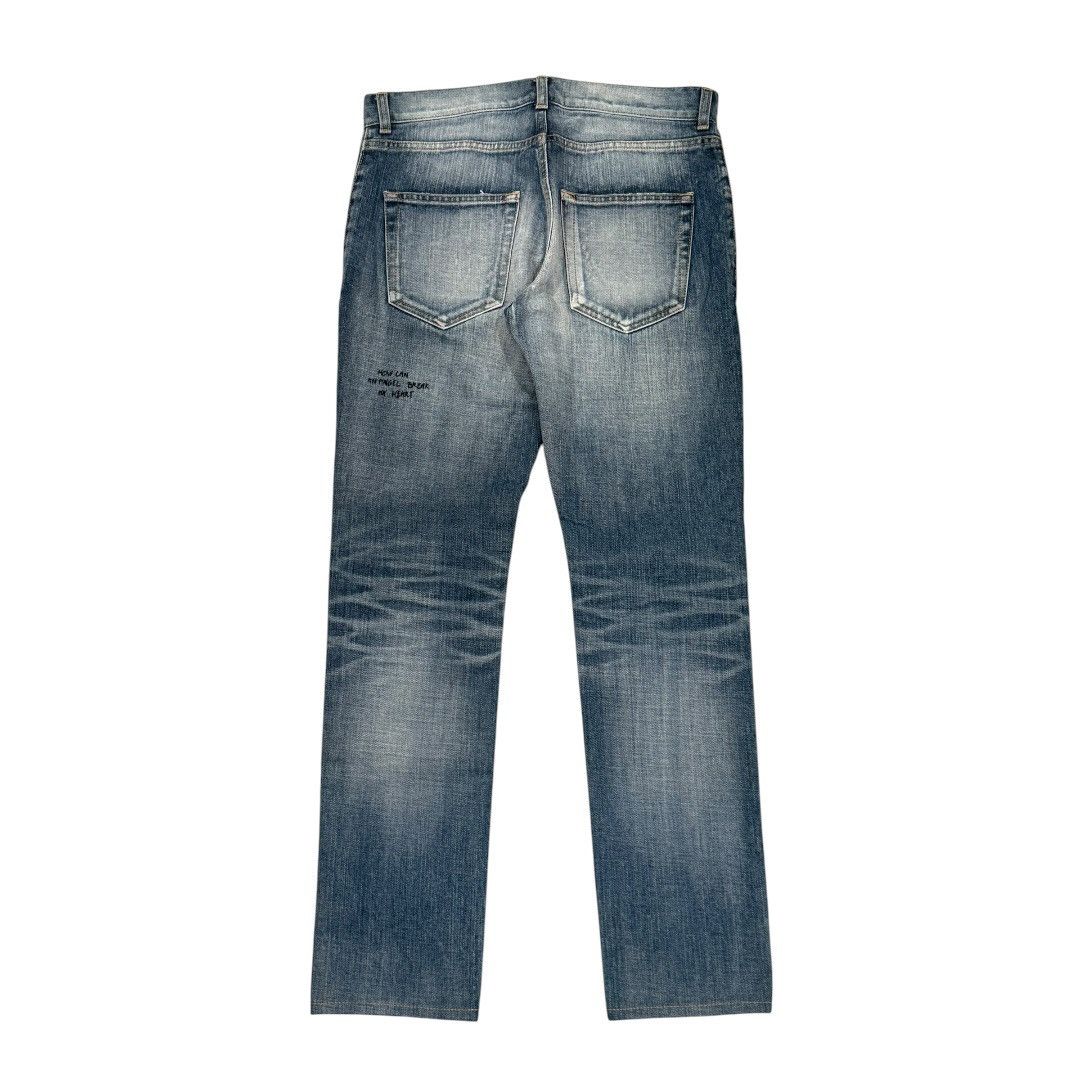 Saint Laurent Paris Saint Laurent 2017 Embroidered D02 Denim Size US 30 / EU 46 - 3 Thumbnail