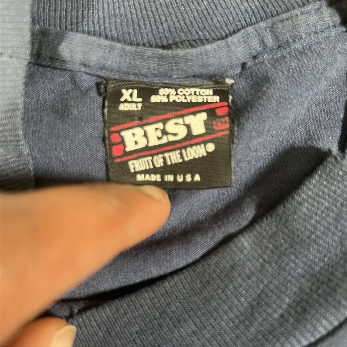 Fruit Of The Loom Vintage Tire Shop Tshirt Single Stitch Made In USA Size XL Size US XL / EU 56 / 4 - 5 Thumbnail