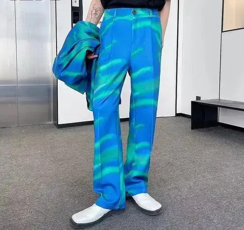 Other Streetwear Fashion Print Trousers Runway Mens Size US 29 - 1 Thumbnail