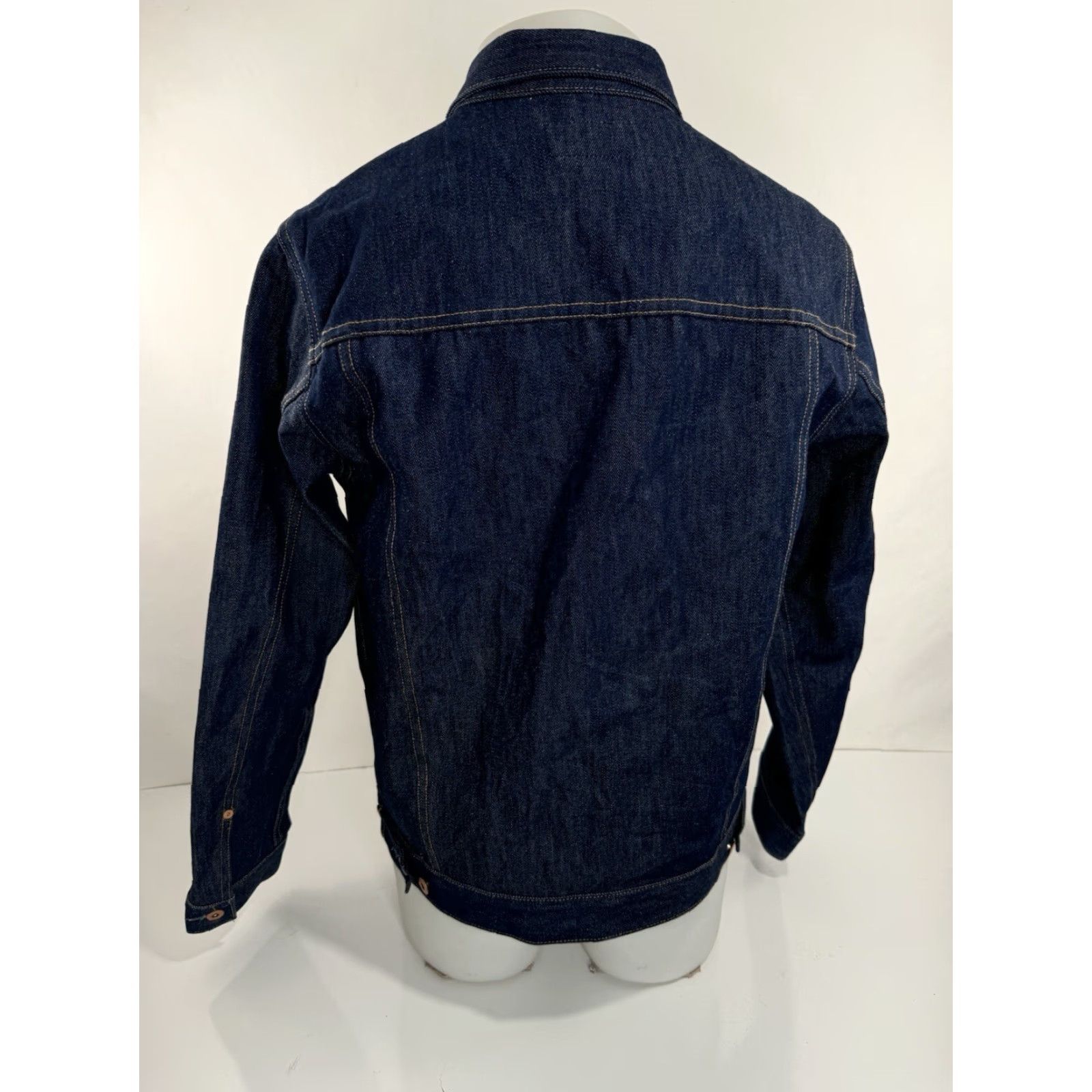 Tellason Tellason USA Denim Trucker Jacket - L - Button, Blue - Mens - Regular Fit Size US L / EU 52-54 / 3 - 3 Thumbnail