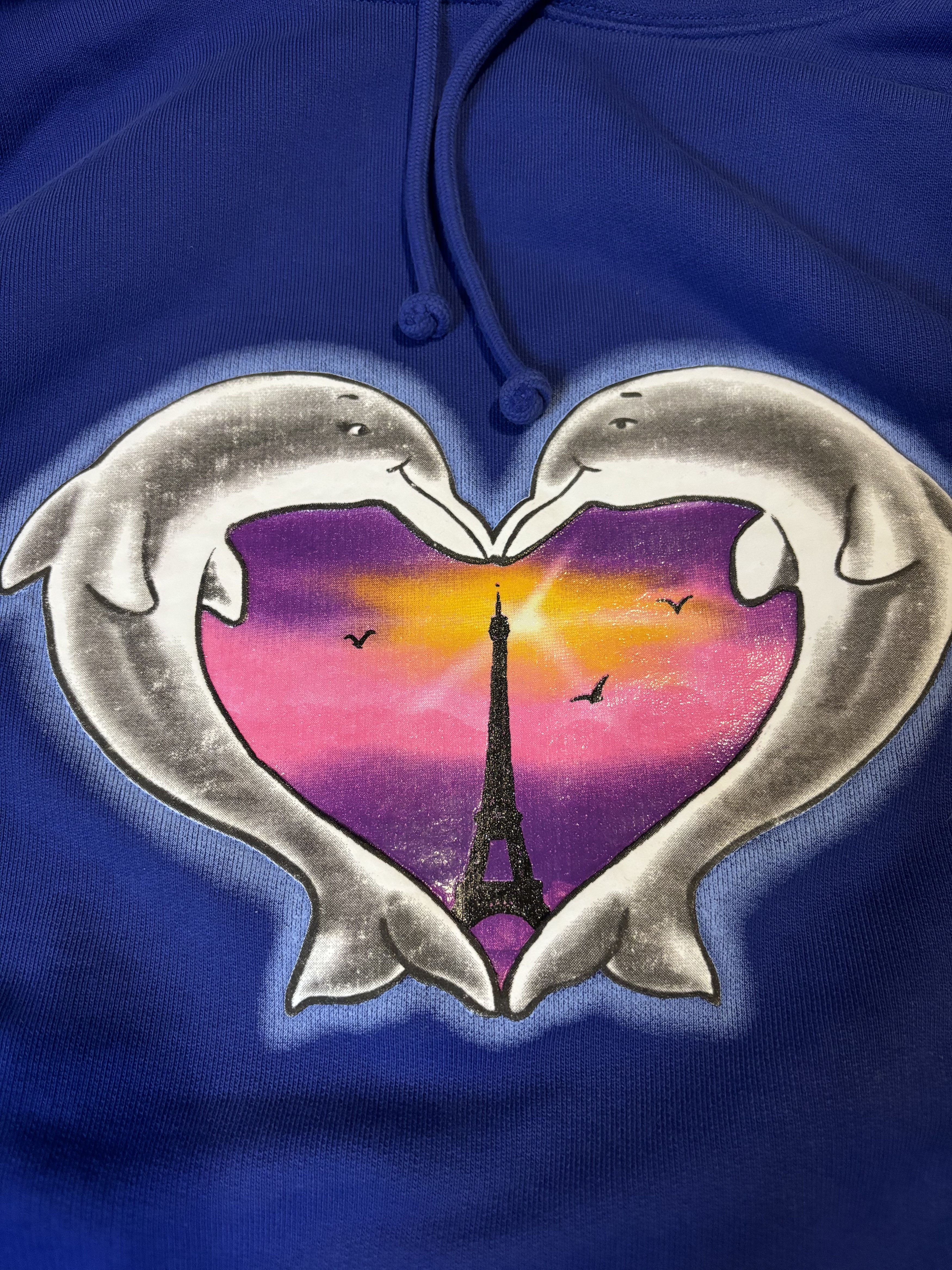Vetements DOLPHIN HEART HOODIE Size US M / EU 48-50 / 2 - 2 Thumbnail