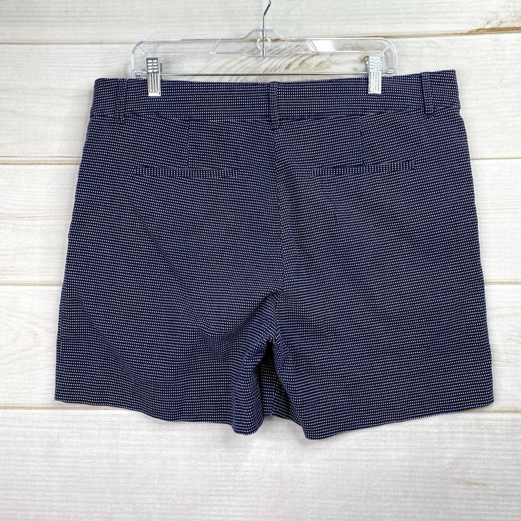Vintage The Limited Shorts Womens 16 Blue Polka Dot Stretch Twill Classic Preppy Pockets Size 38" / US 16 / IT 52 - 7 Thumbnail