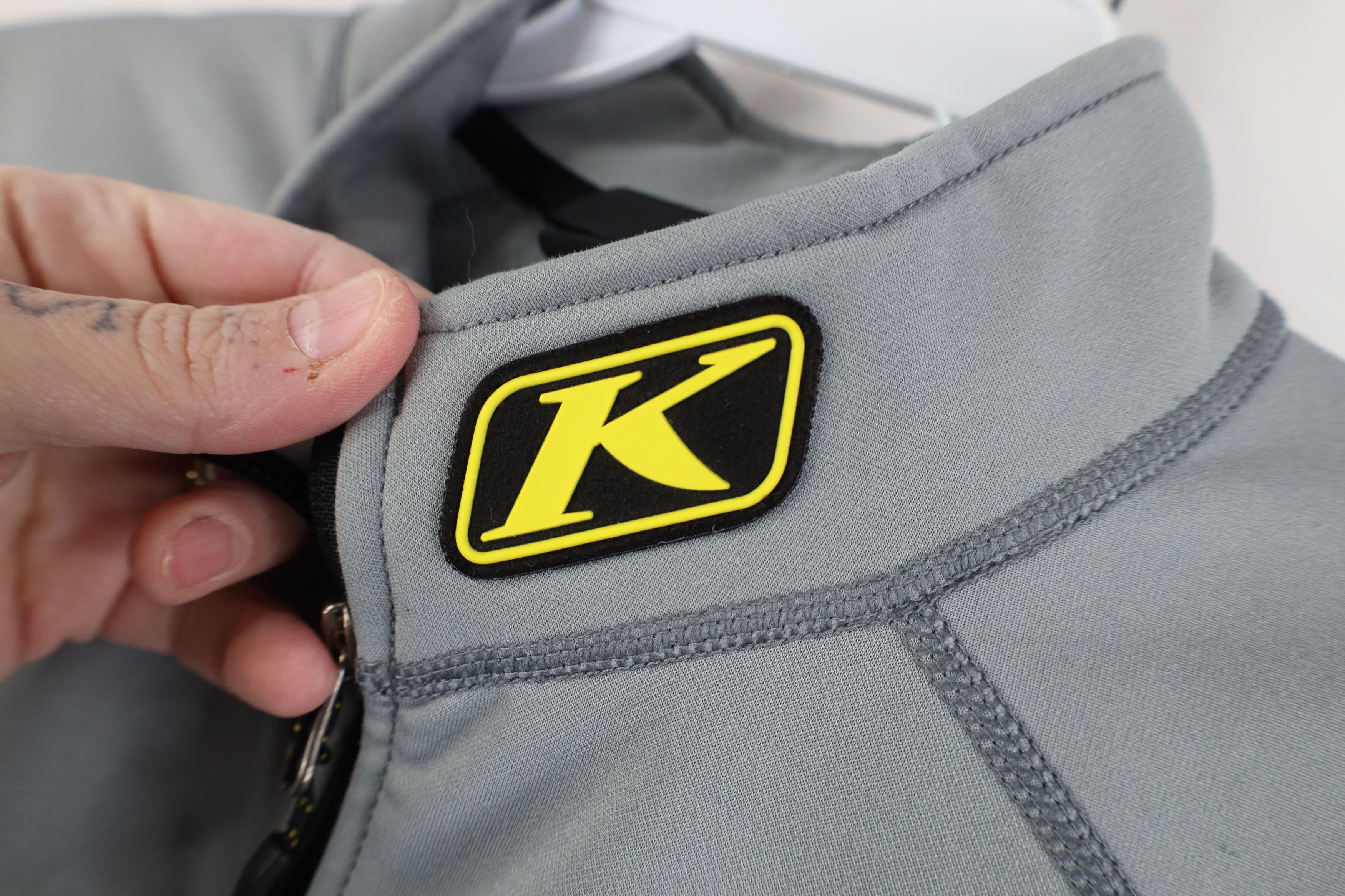 Vintage Klim Racing Inferno Shell Full Zip Motorcycle Jacket Gray Size US L / EU 52-54 / 3 - 4 Thumbnail