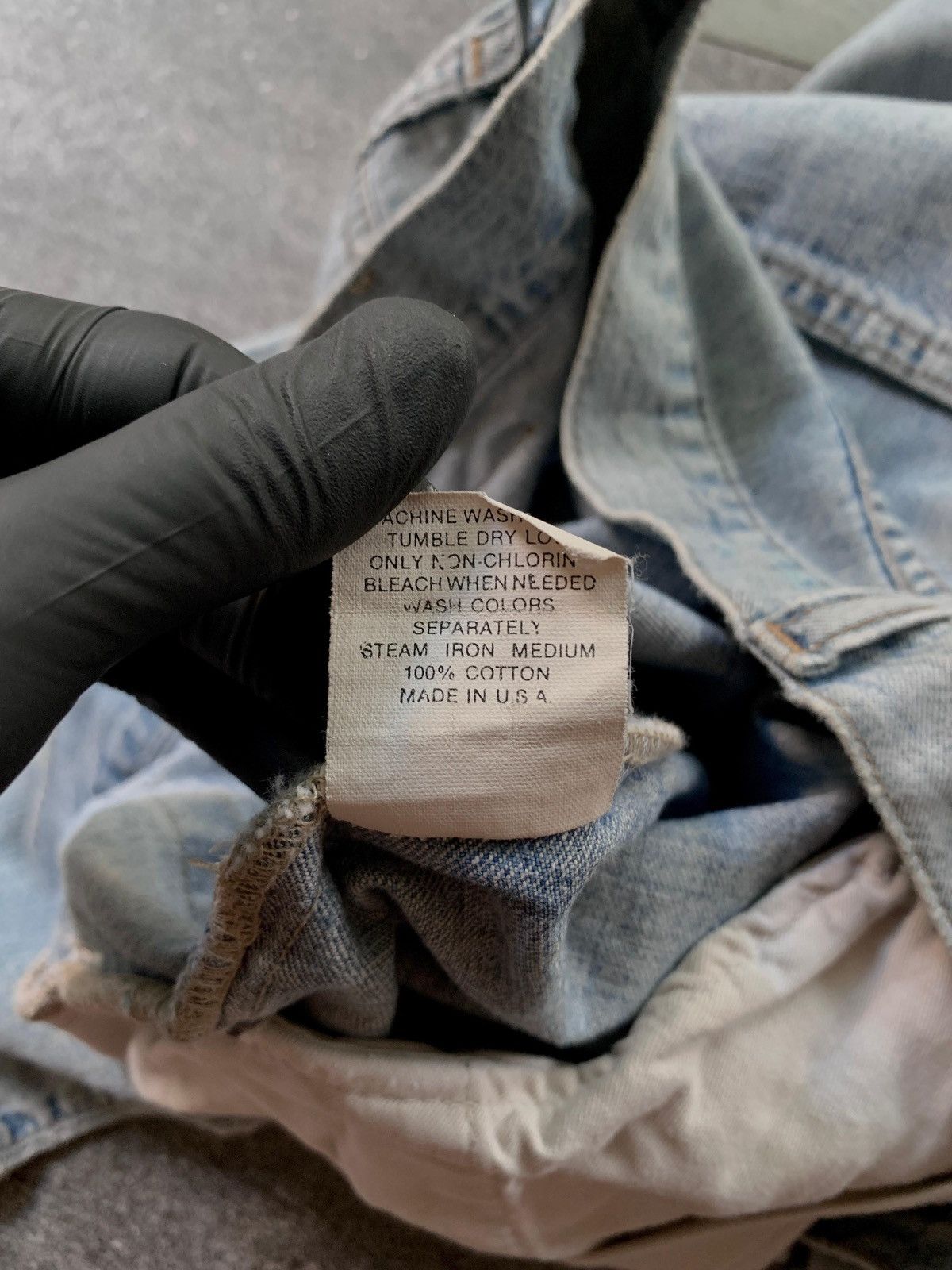 RRL Ralph Lauren FREE TAX! RRL Distressed Wash Denim Jeans Size US 34 / EU 50 - 15 Thumbnail