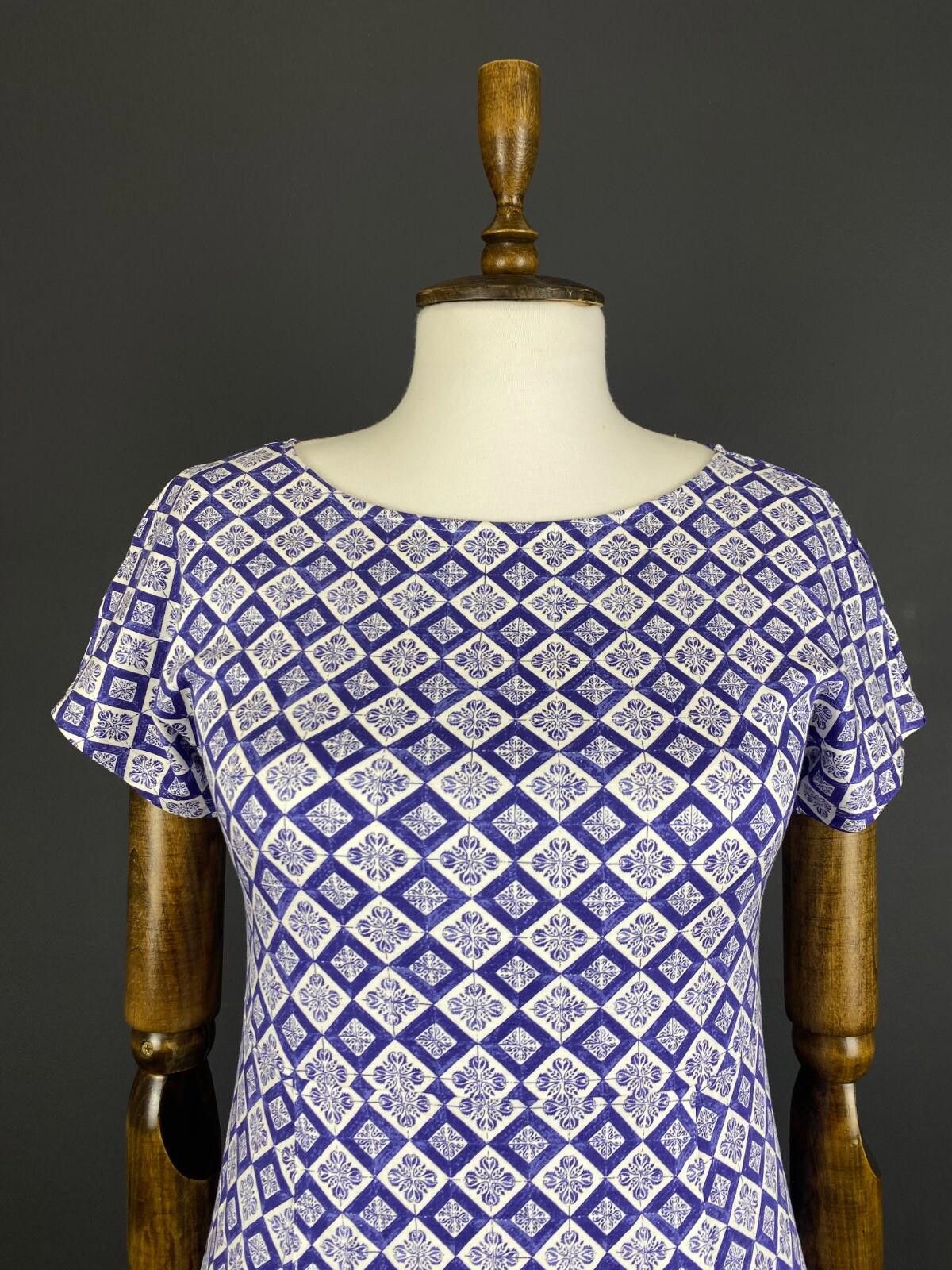 Designer Weekend Max Mara Blue Desiner Short Midi Dress Size 40 Size M / US 6-8 / IT 42-44 - 5 Thumbnail