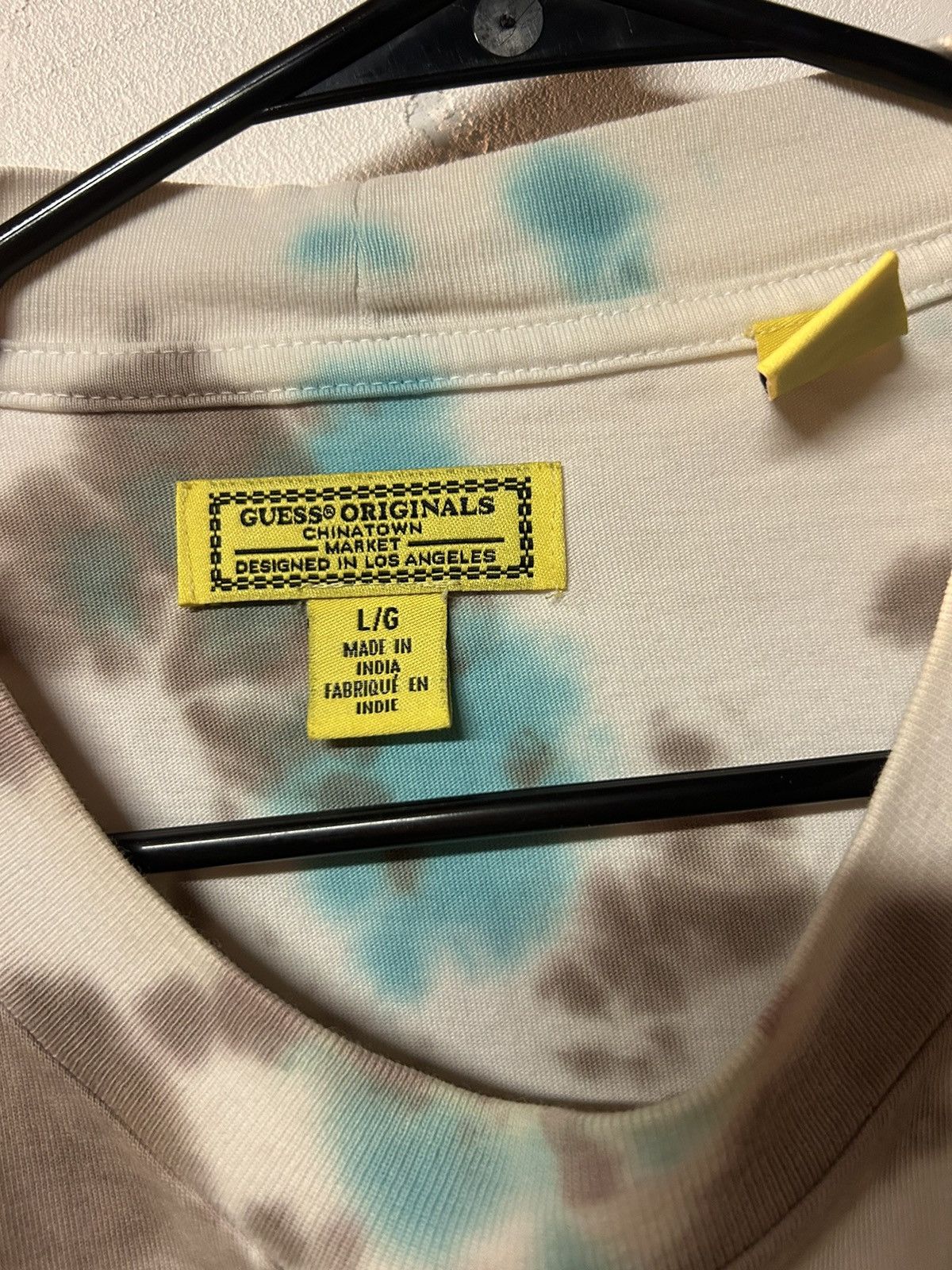 Guess × Market GUESS X Chinatown Market Smiley Tie-Dye Tee Size US L / EU 52-54 / 3 - 3 Thumbnail