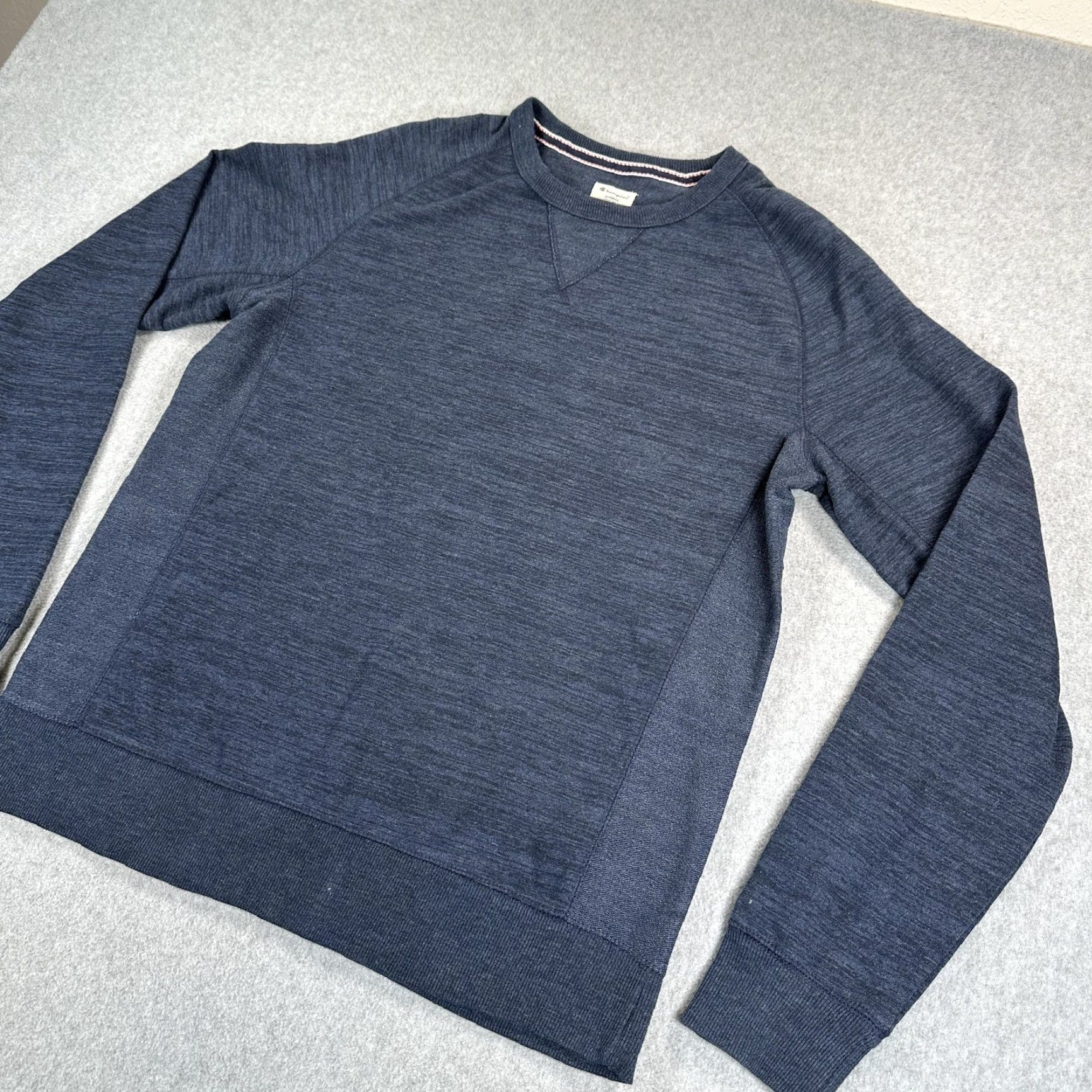 Champion Champion Sweatshirt Mens Large Blue Raglan Crewneck Pullover Solid Casual Top Size US L / EU 52-54 / 3 - 4 Thumbnail