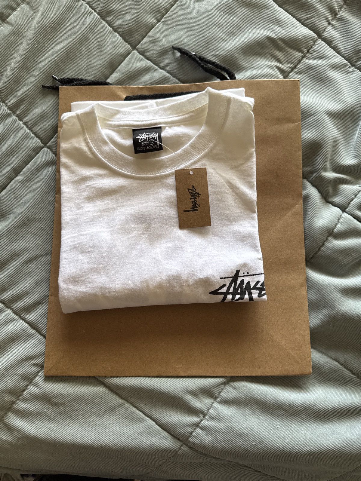 Stussy Honolulu Shirt White Sz discount Medium