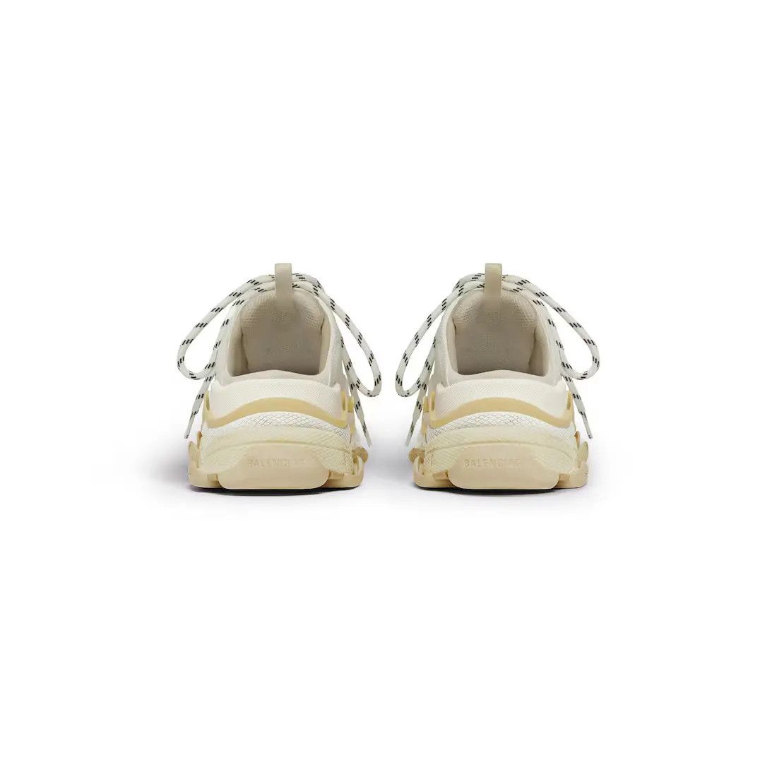 Balenciaga o1w1db10625 Triple S Mules in White/Beige Size US 10 / EU 43 - 4 Thumbnail