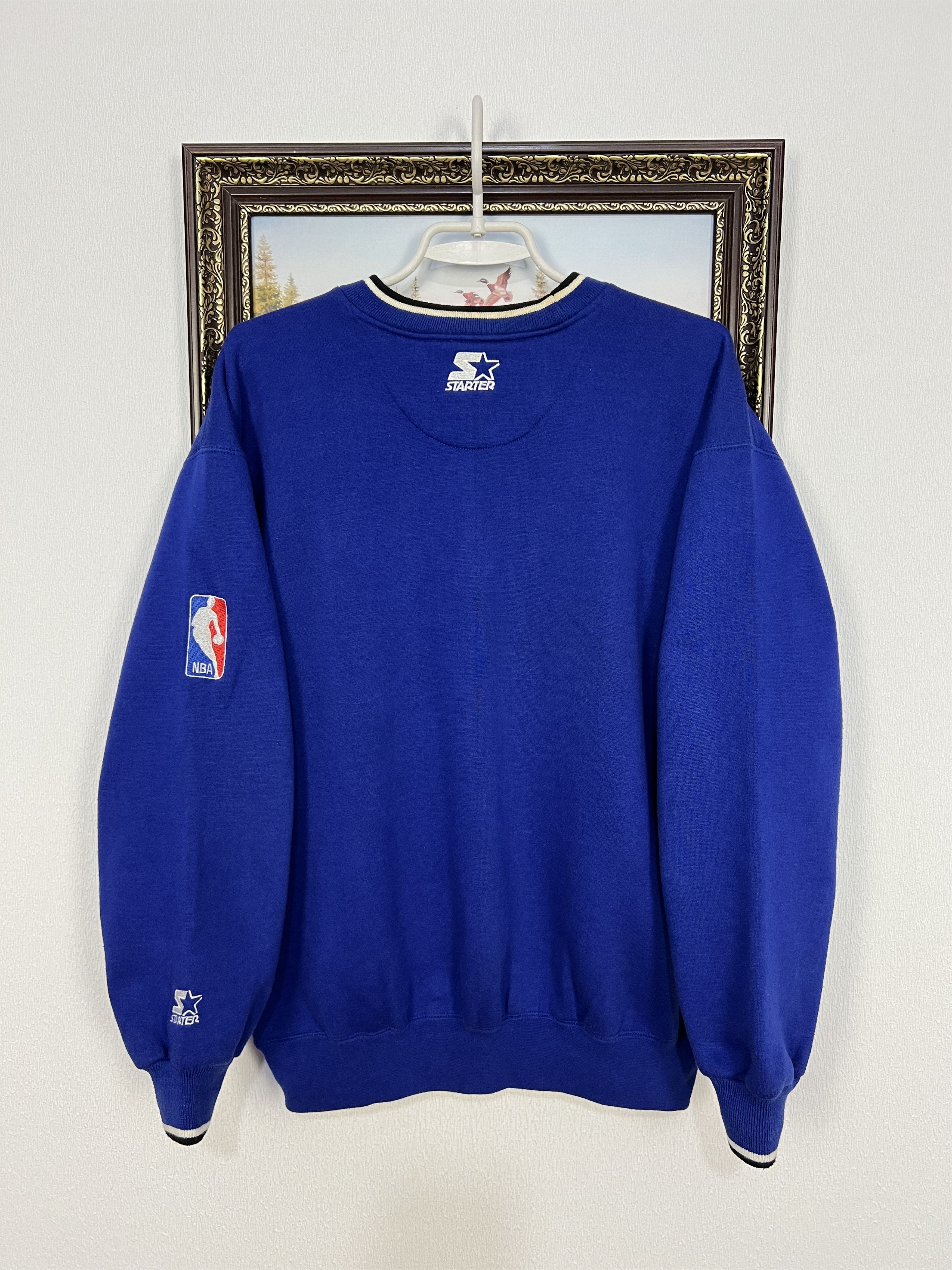 Starter Vintage 90's Starter Orlando Magic NBA Blue Sweatshirt Size US M / EU 48-50 / 2 - 10 Thumbnail
