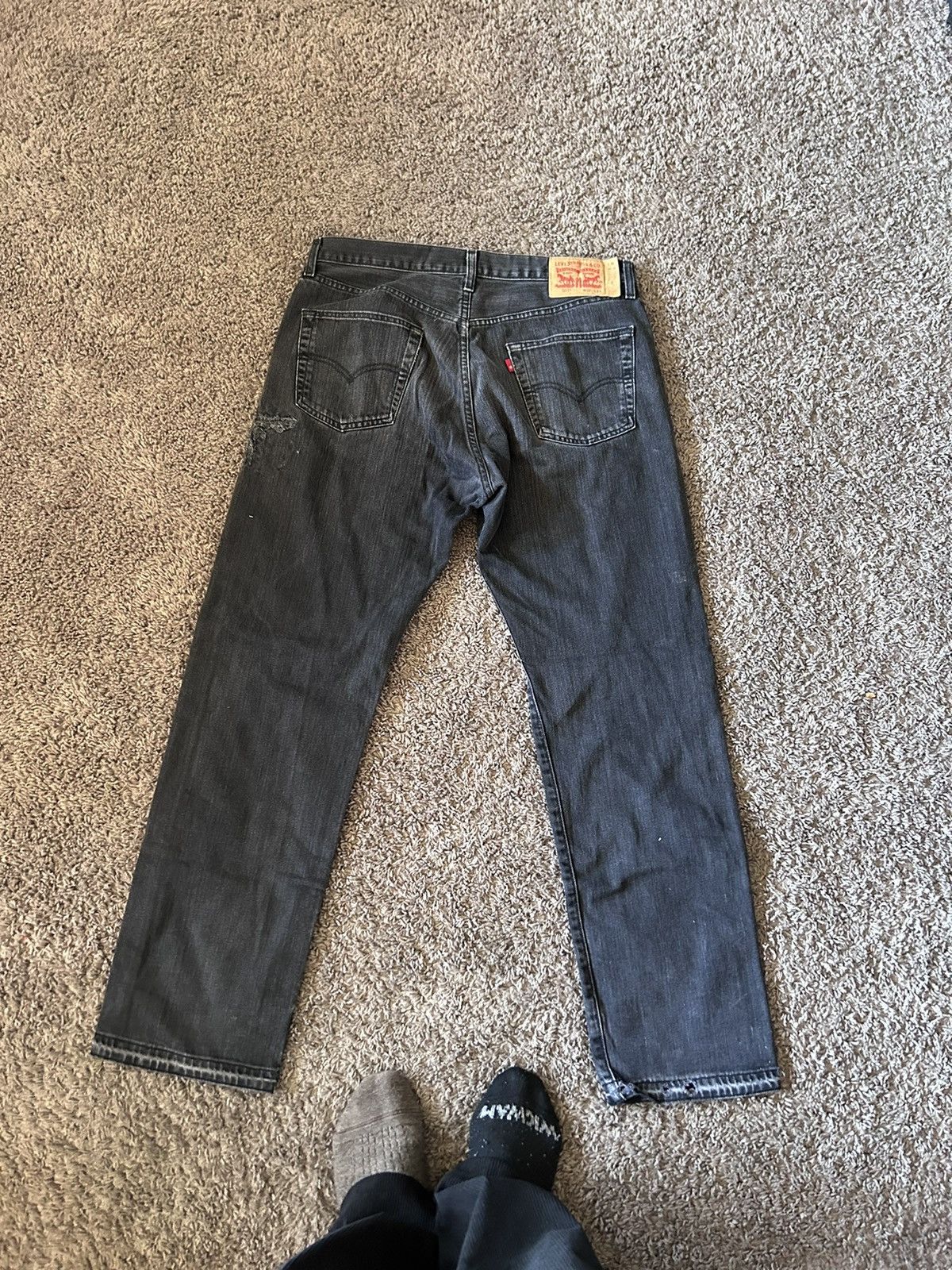 Levi's × Vintage Black Levi’s 501s Size US 36 / EU 52 - 3 Thumbnail