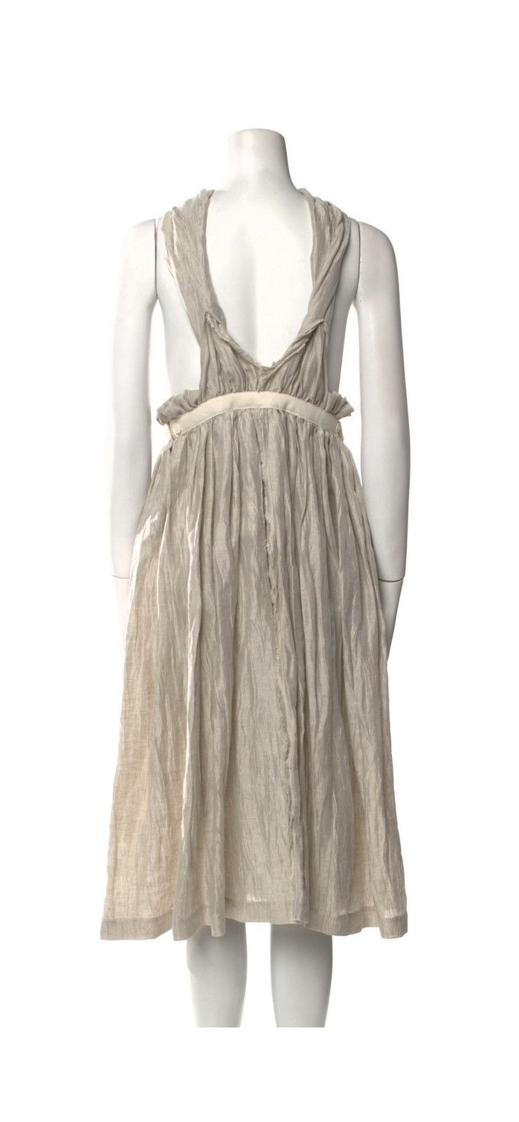Tricot Comme des Garcons tricot COMME des GARÇONS V-Neck Midi Dress Size S / US 4 / IT 40 - 3 Thumbnail