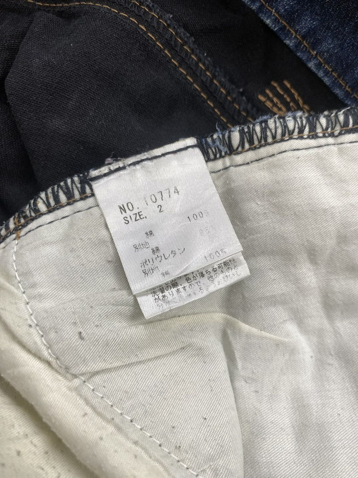 Japanese Brand 🇯🇵2000s Algonquins Distressed Punk Lgb Style Y2K Flared Jeans Size US 28 / EU 44 - 9 Thumbnail