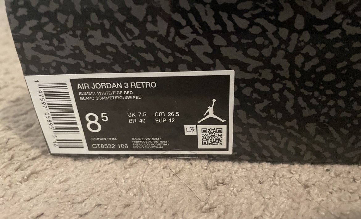 Jordan Brand Cement grey 3s Size US 8.5 / EU 41-42 - 6 Thumbnail