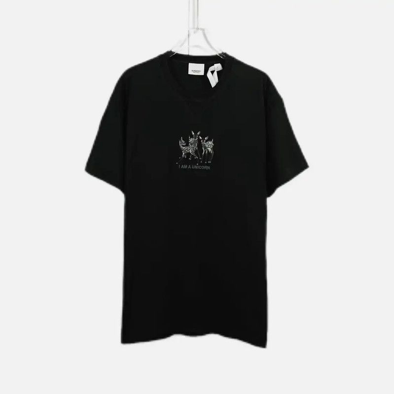 Burberry Burberry Black Cotton Short Sleeve T-Shirt Size S / US 4 / IT 40 - 1 Thumbnail