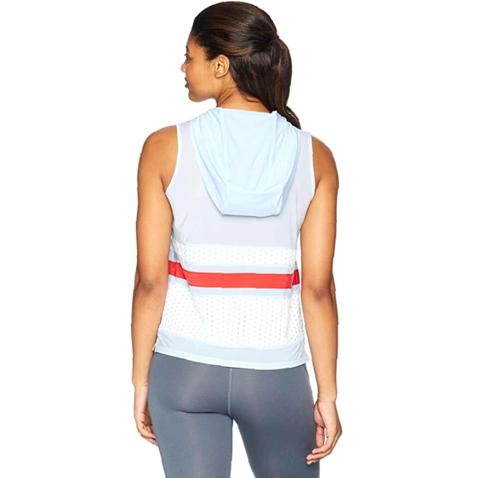 Puma PUMA Women's Varsity Sleeveless Cover Up - Shirt - Size S - Light Blue/Cerulean Activewear Size S / US 4 / IT 40 - 2 Thumbnail