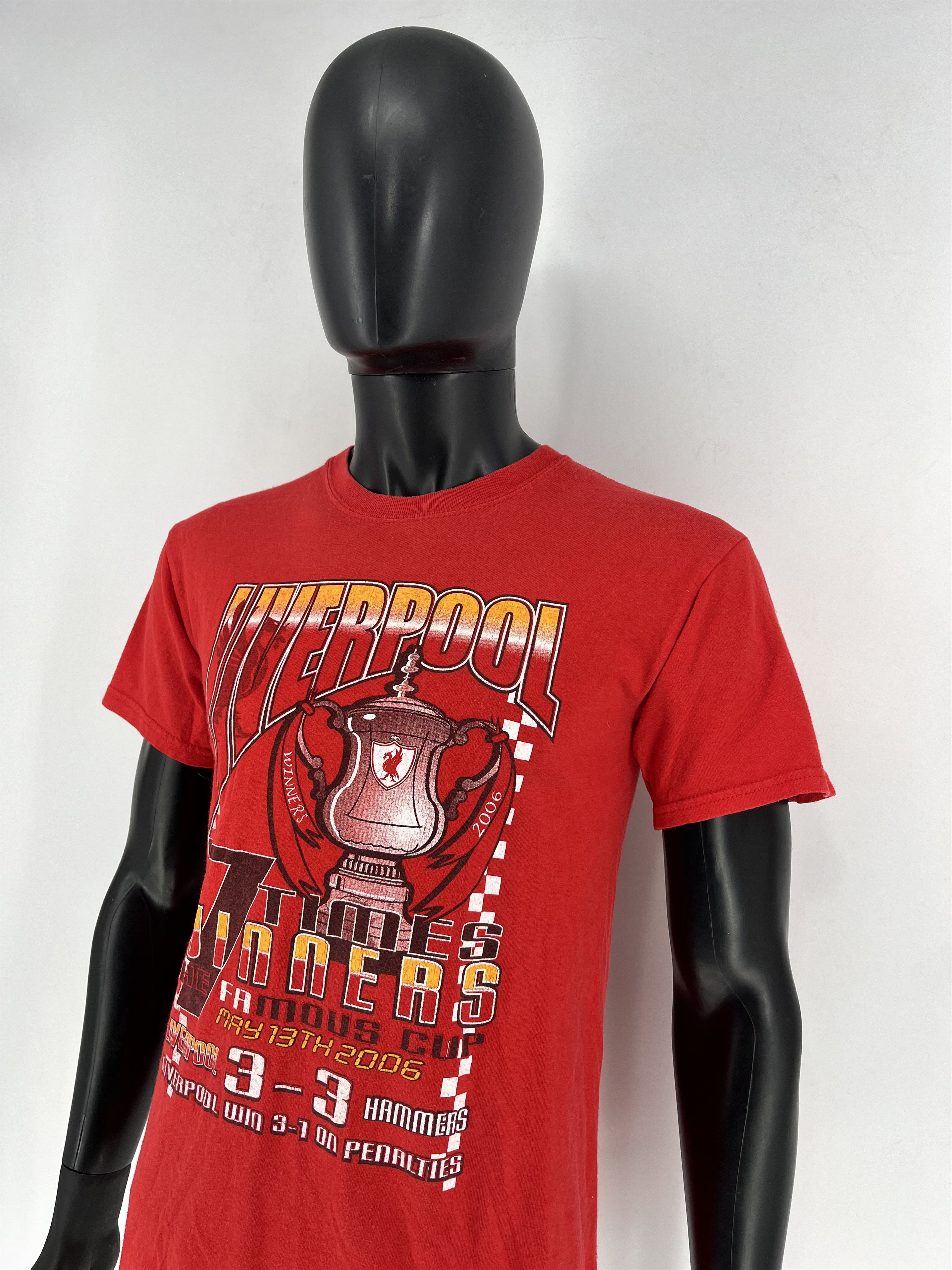Other Vintage Football TShirt Champions League Liverpool Hammers Size US S / EU 44-46 / 1 - 5 Thumbnail