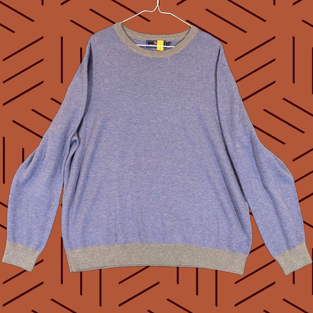 Vineyard Vines VINEYARD VINES Sweater Mens XL Blue Wool Blend Pullover Crewneck Jumper Size US XL / EU 56 / 4 - 1 Thumbnail