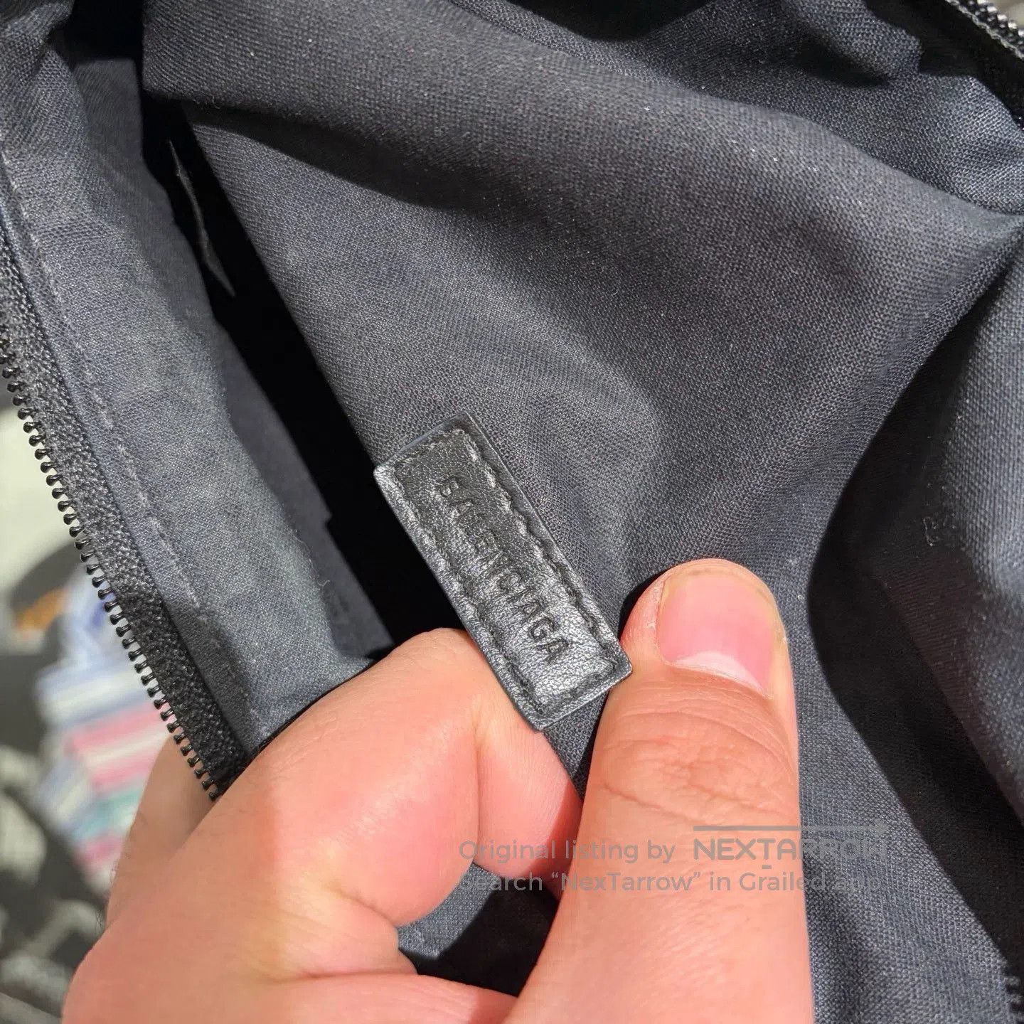 Balenciaga Paris Explorer Recycled Nylon Waist Bag.