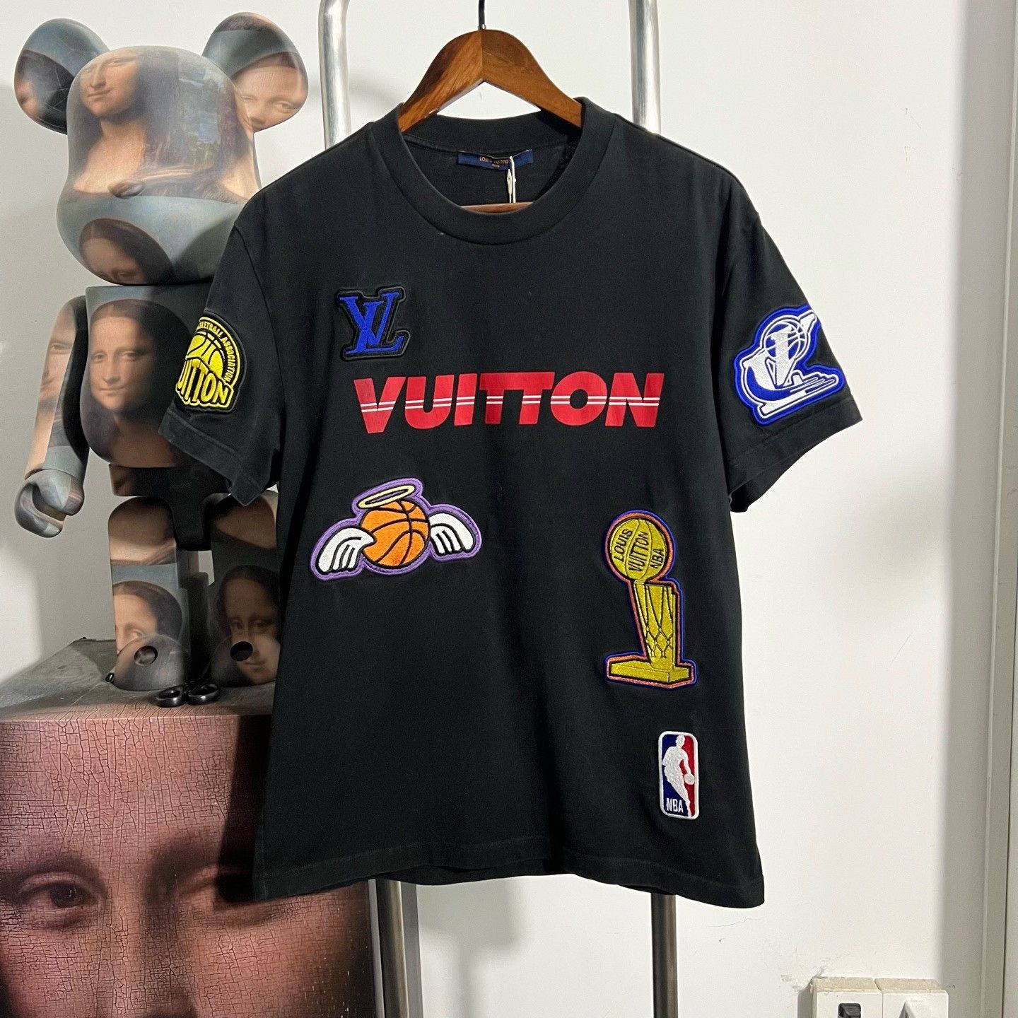 Louis Vuitton Louis Vuitton Black T-Shirt s Men Size US S / EU 44-46 / 1 - 1 Thumbnail