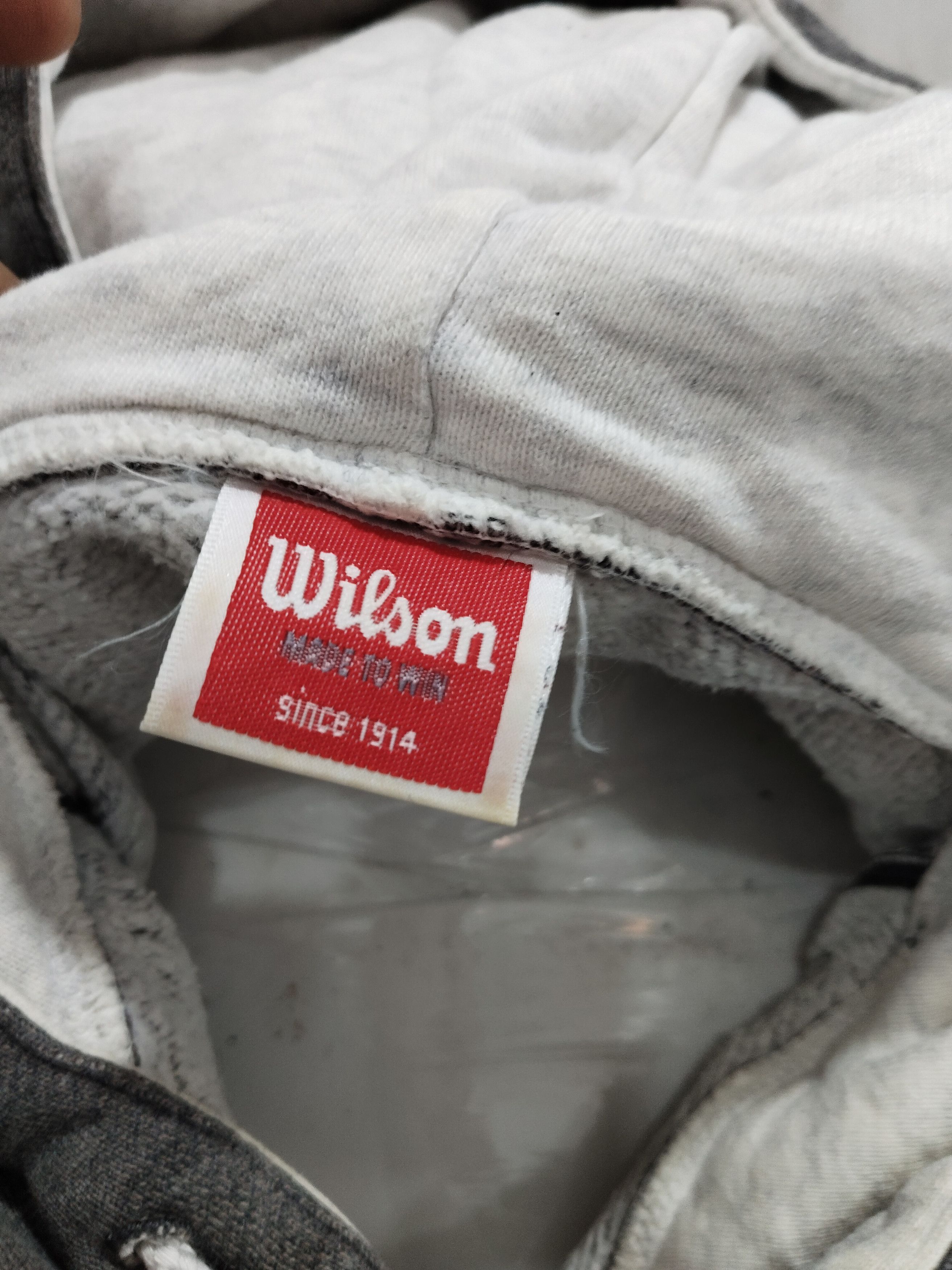 Vintage × Wilson Vintage Wilson Chicago Hoodie Sweatshirt Size US XL / EU 56 / 4 - 4 Thumbnail