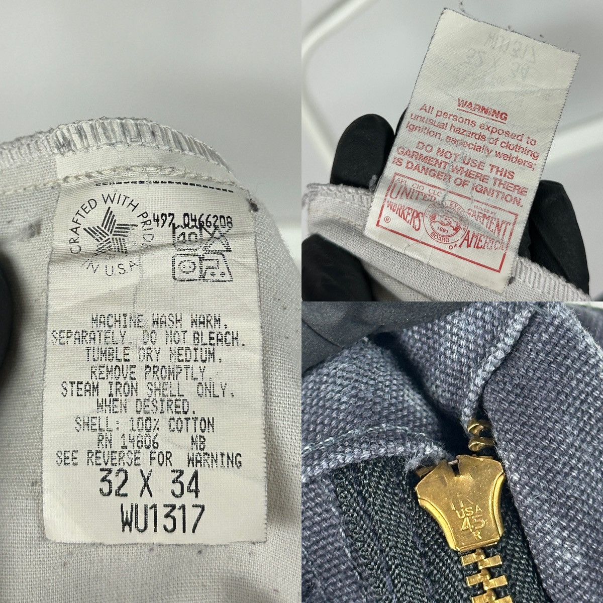 Carhartt Vintage Carhartt Gray Single Knee Cargo Pants Size US 32 / EU 48 - 19 Thumbnail