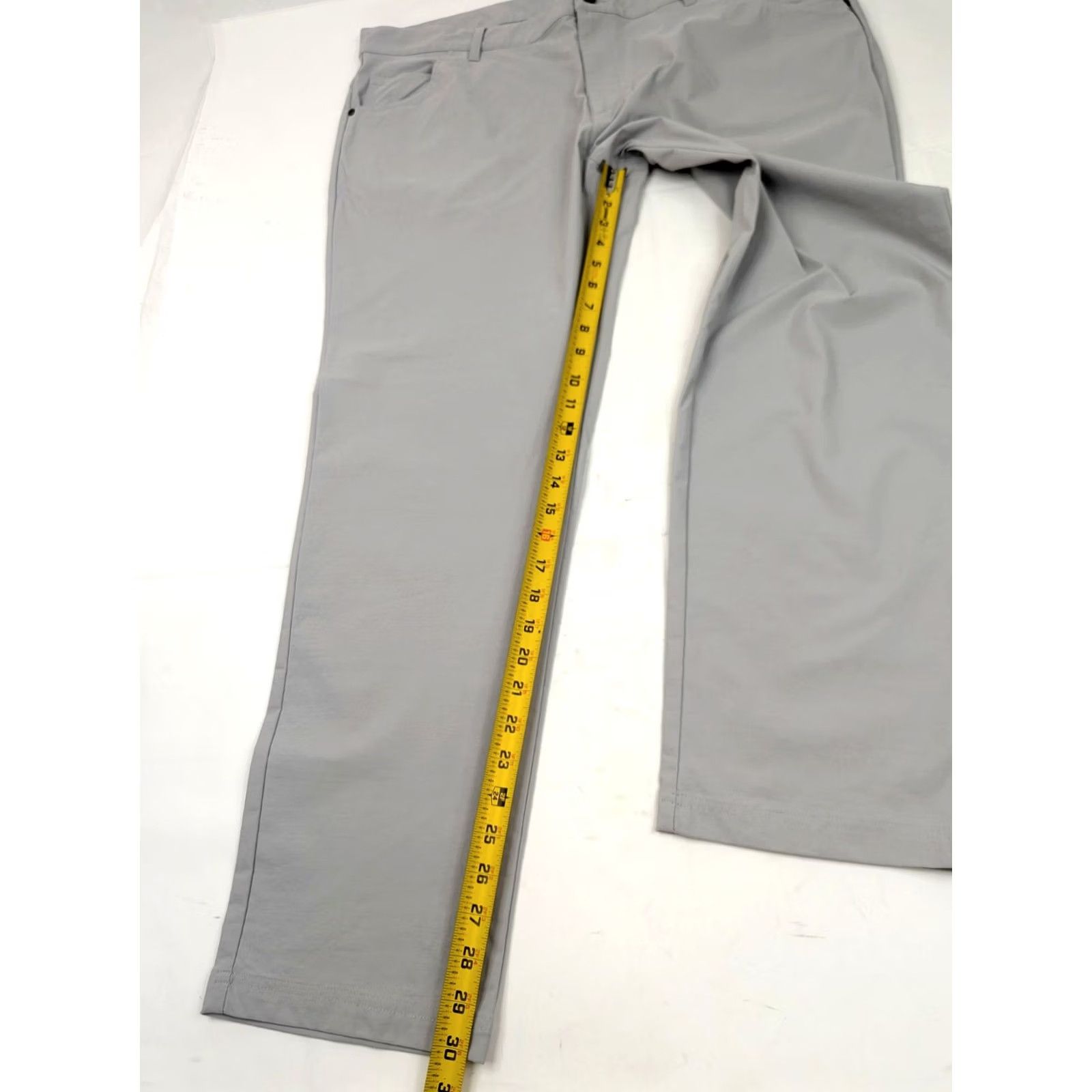 Adidas Adidas Adicross Beyond 18 Golf Pants Men Gray 42x32 Regular Stretch Performance 90s City logo USA Pants Mens Size US 43 - 3 Thumbnail
