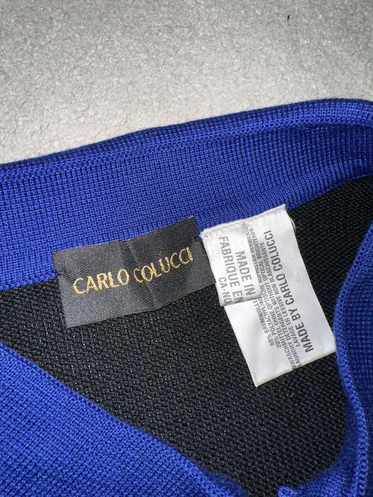 Carlo Colucci Carlo Colucci Quarter Zip Sweater Vintage Size US XL / EU 56 / 4 - 9 Thumbnail