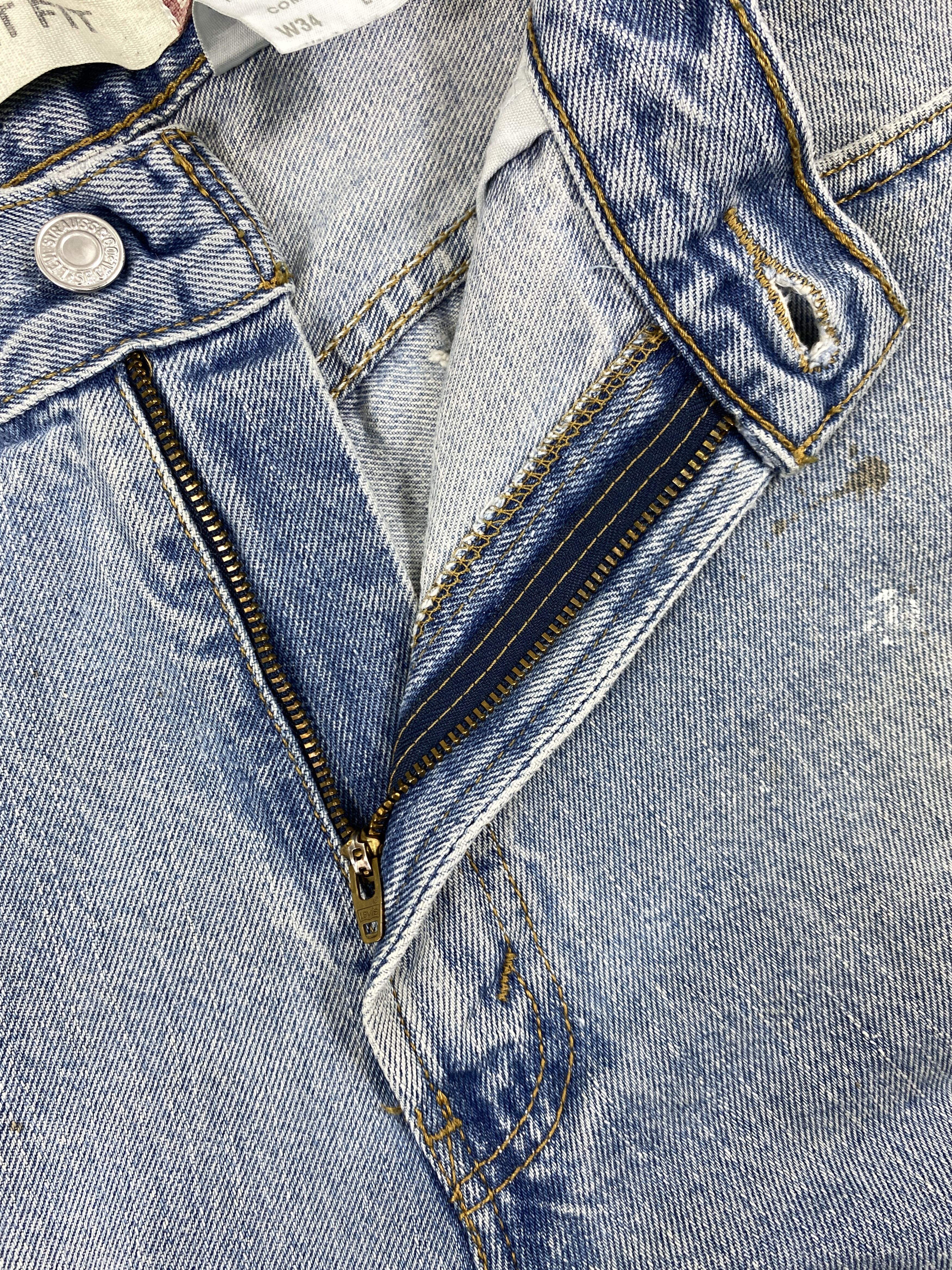 Levi's Light Blue Wash Vintage Levi's 560 34x31.5 Denim -SJ146 Size US 34 / EU 50 - 6 Thumbnail