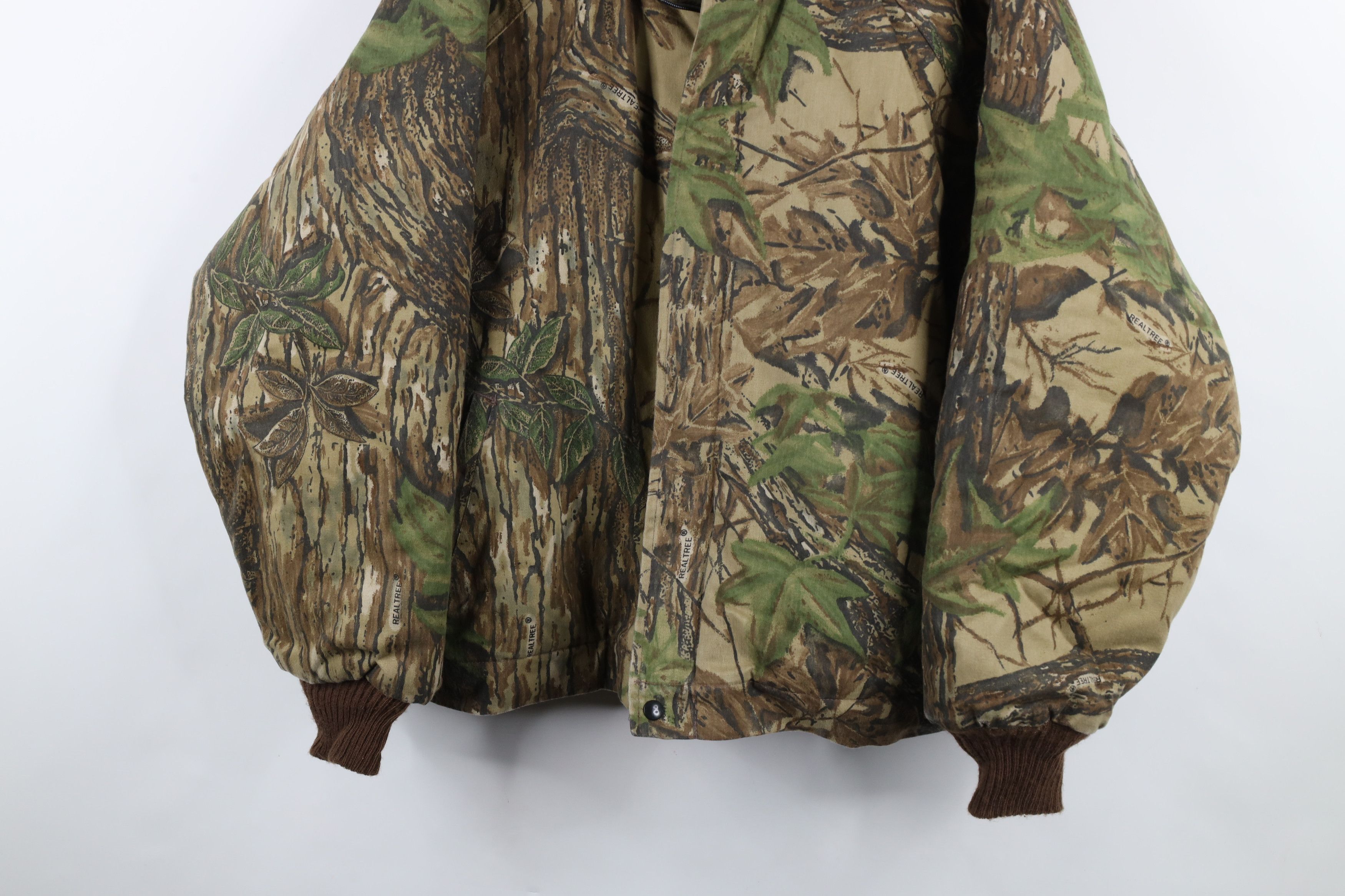 Vintage × Walls Vintage 90s Walls Realtree Camouflage Bomber Jacket USA Size US XL / EU 56 / 4 - 3 Thumbnail