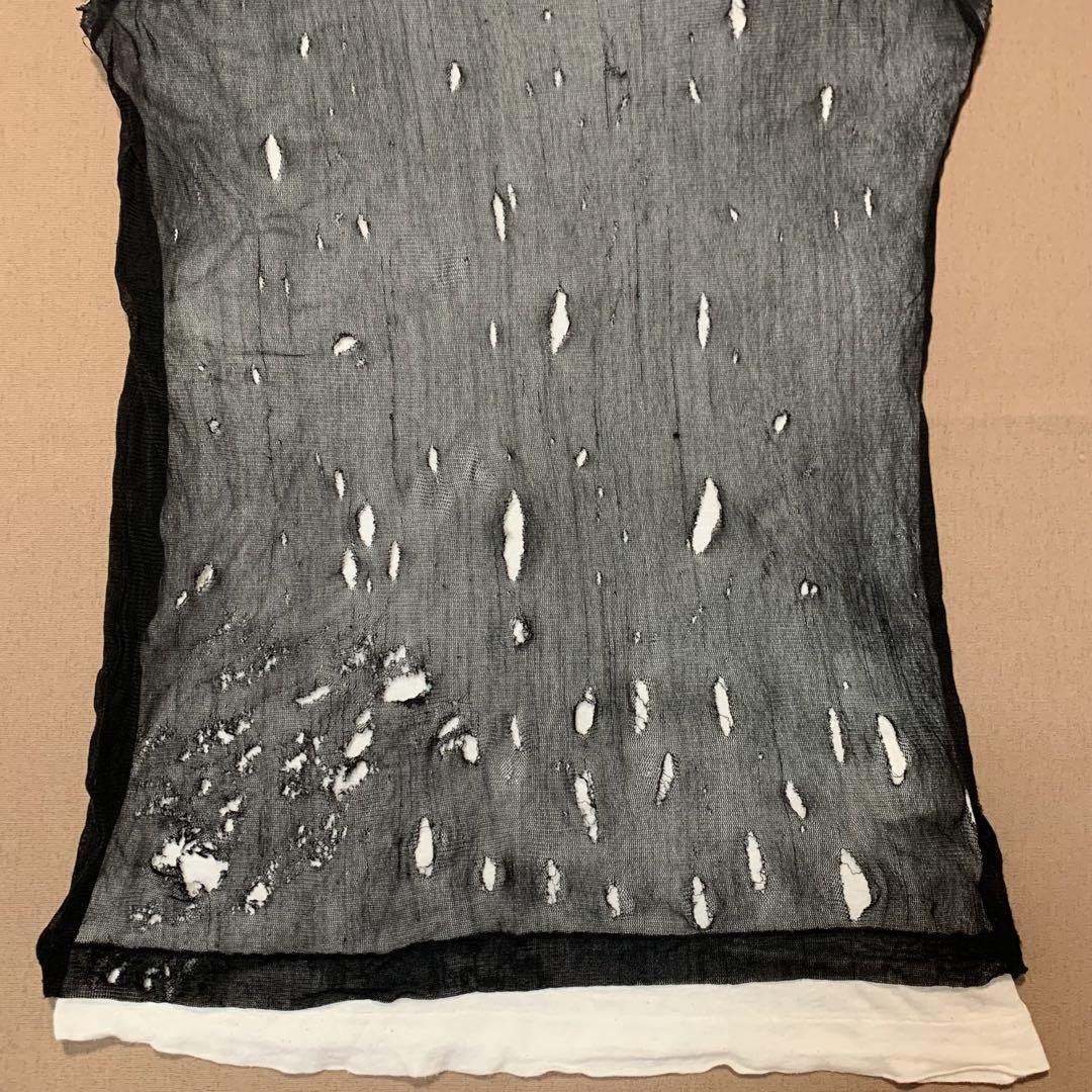 Yohji Yamamoto YOHJI YAMAMOTO damage layered design tee Size US S / EU 44-46 / 1 - 3 Thumbnail