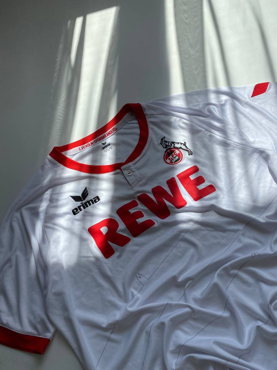 Vintage FC Koln 2016/17 FOOTBALL Kit SHIRT SOCCER JERSEY Erima Size US XL / EU 56 / 4 - 2 Thumbnail