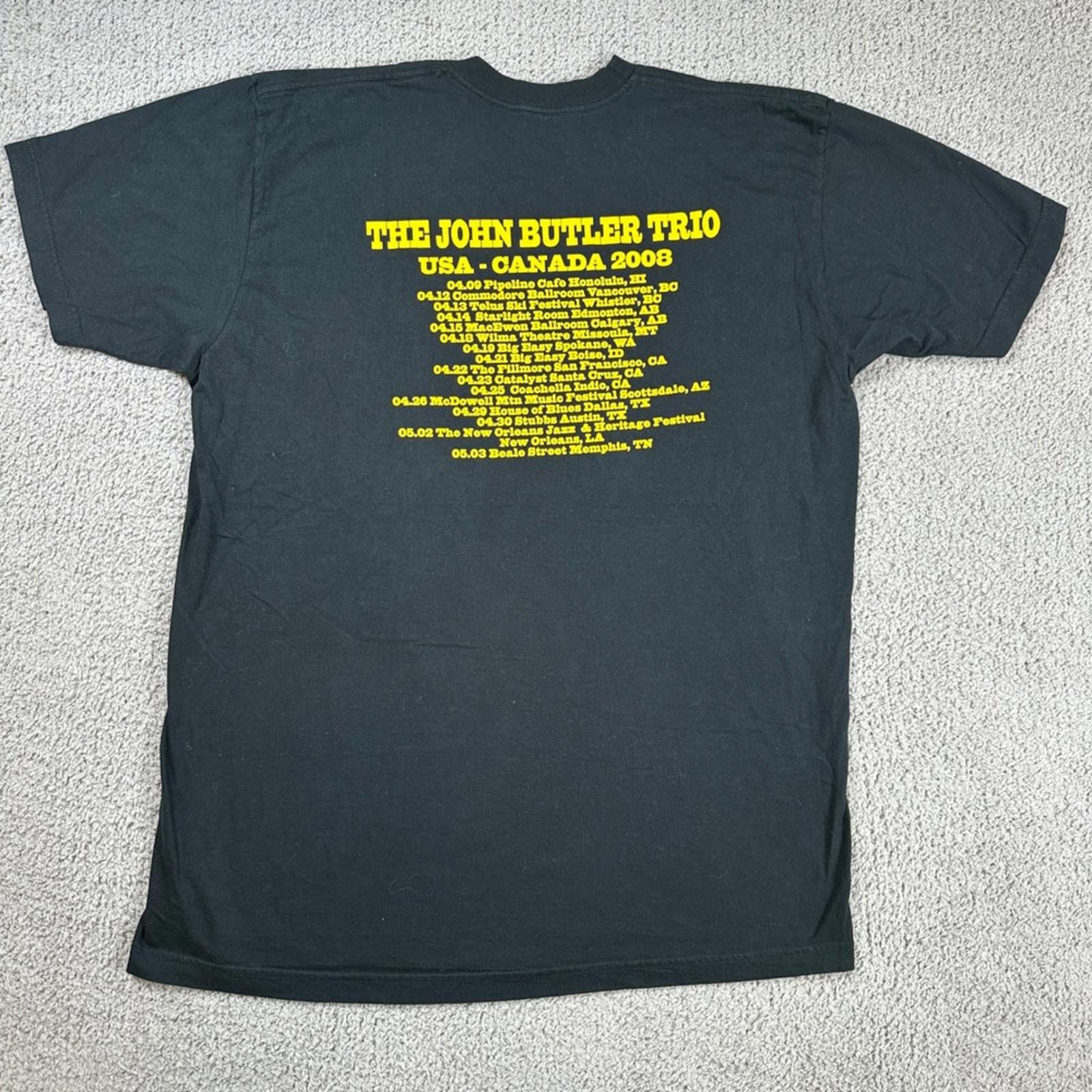 American Apparel 2008 American Apparel John Butler Trio USA Canada T-Shirt XL Size US XL / EU 56 / 4 - 3 Thumbnail