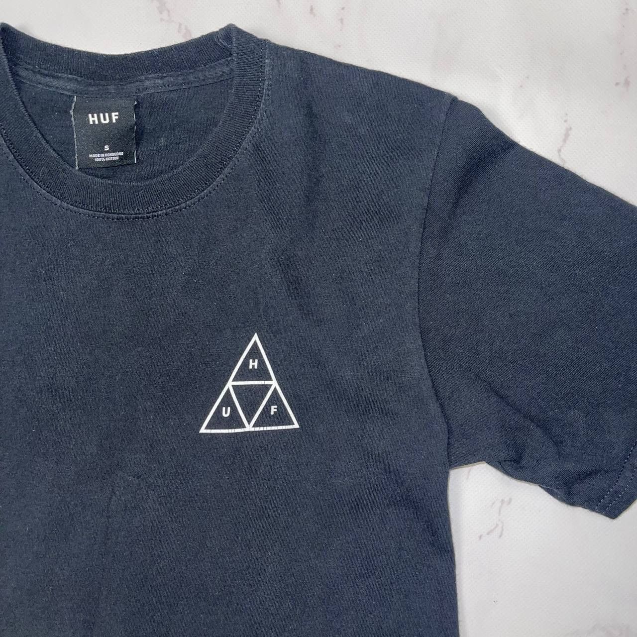 Huf HUF Mens S size ‘MIRAGE’ Triple Triangle T-Shirt BLACK Size US S / EU 44-46 / 1 - 7 Thumbnail