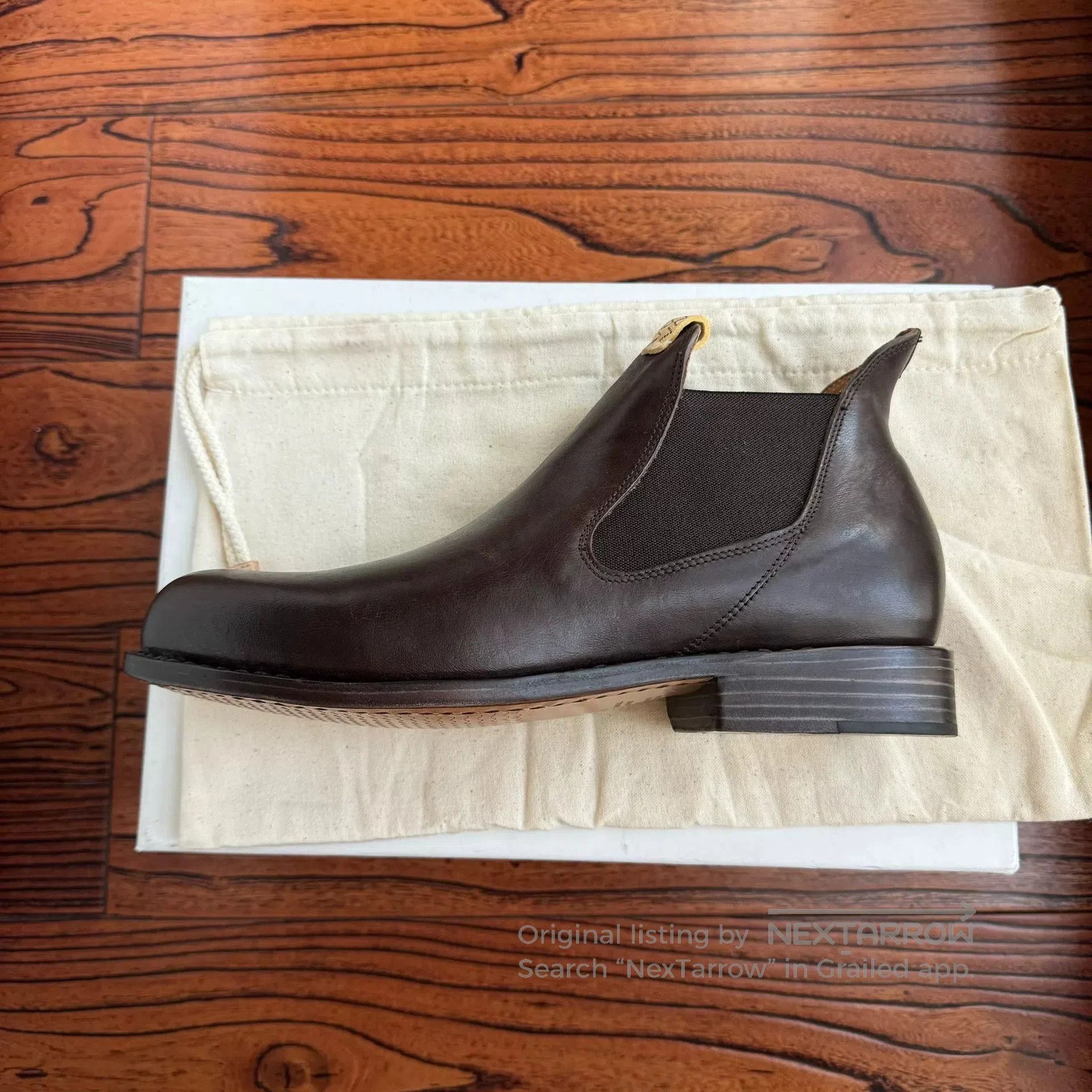 Visvim visvim deep brown Chelsea boots. Size US 10 / EU 43 - 4 Thumbnail