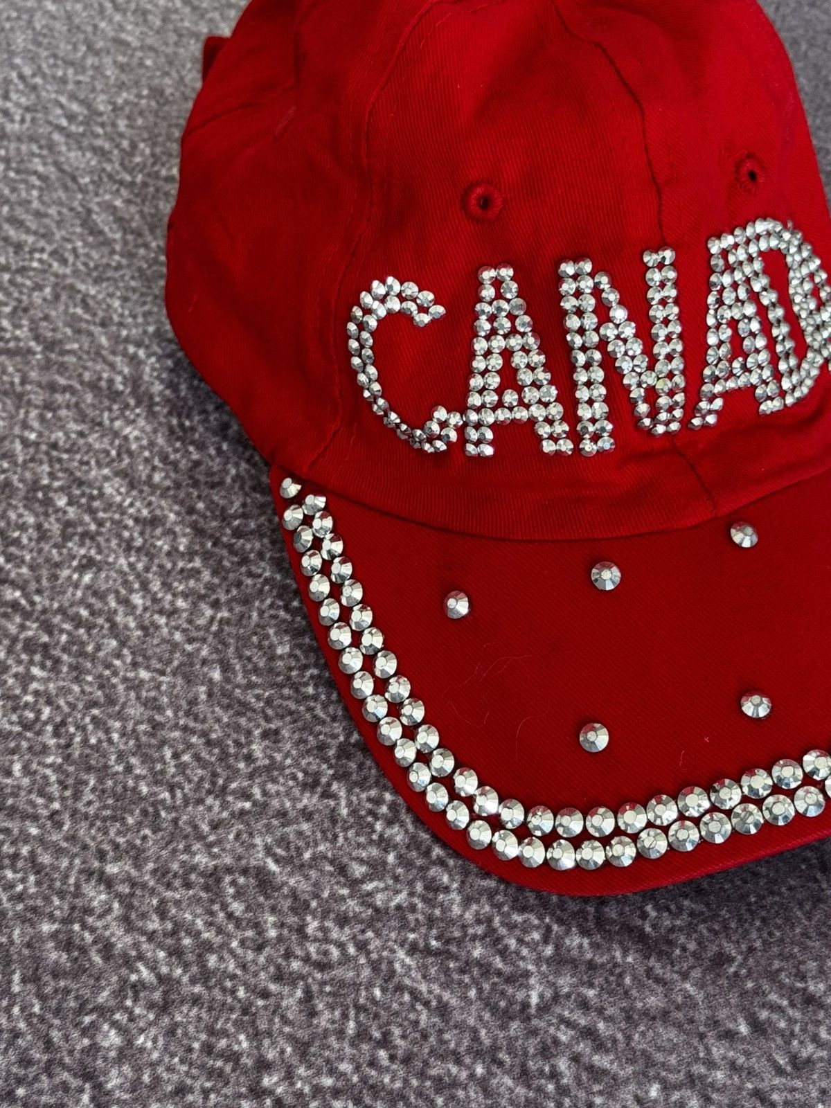 Hysteric Glamour Canada Rhinestone Logo Hysteric Glamour Style Hat Cap Size ONE SIZE - 3 Thumbnail