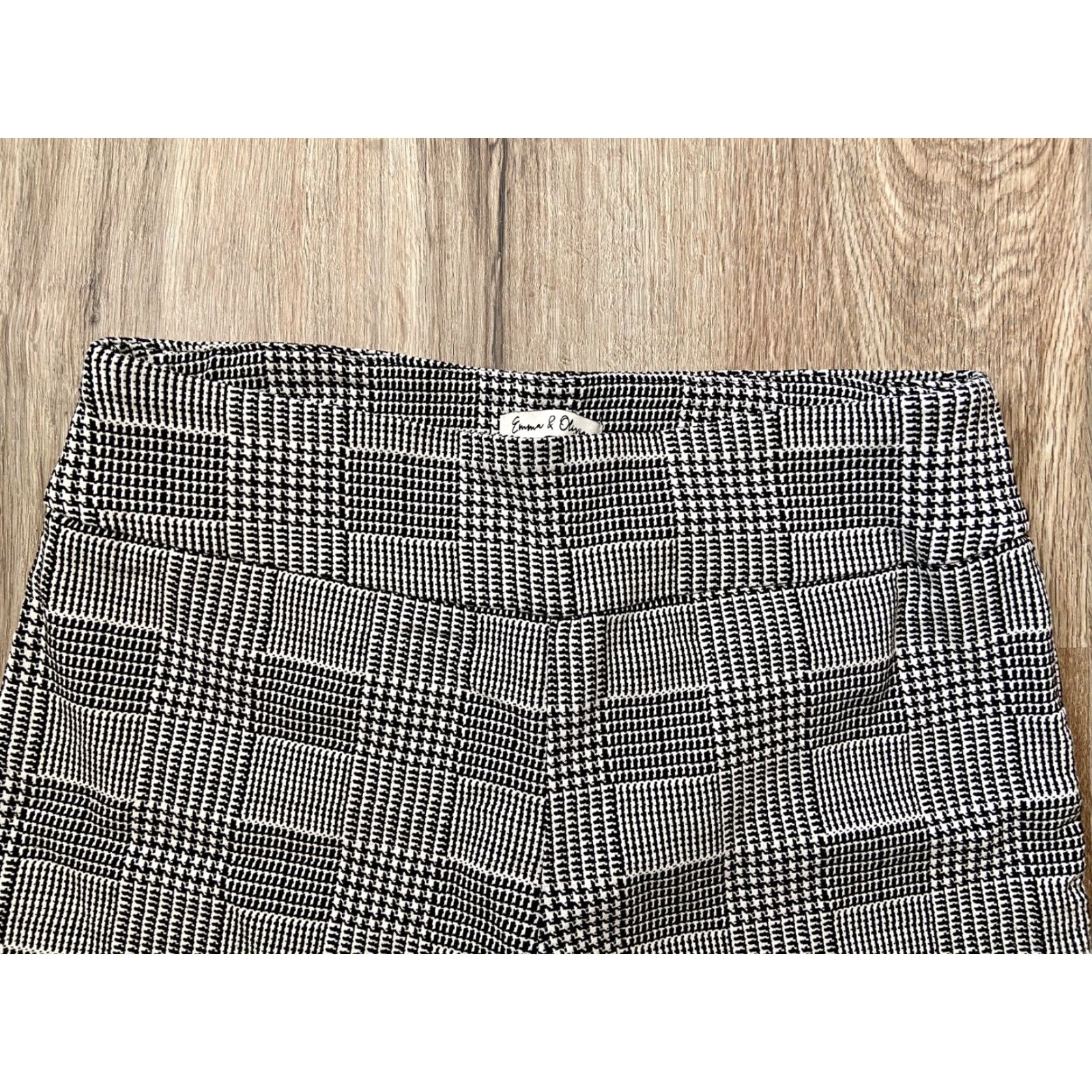 Vintage Emma & Olivia Dress Pants Women’s Regular Size 8 Gray Plaid Size 30" / US 8 / IT 44 - 3 Thumbnail