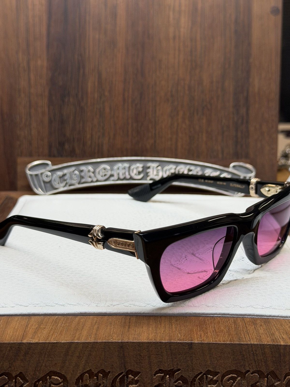 Chrome Hearts Chrome Hearts Cliterally Sunglasses Size ONE SIZE - 2 Thumbnail
