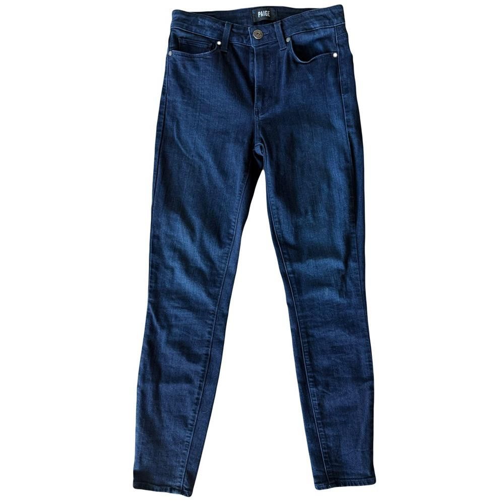 PAIGE Hoxton Ankle Jeans High Rise Skinny Lana Dark Wash 27