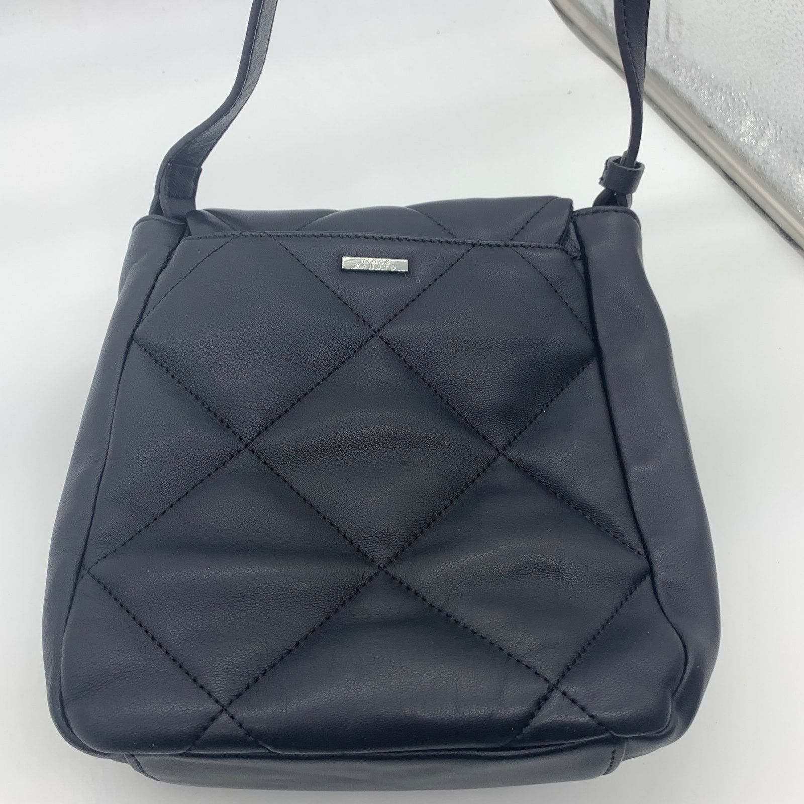 Vince Camuto Vince Camuto Womens Crossbody Bag Quilted Leather Size ONE SIZE - 2 Thumbnail