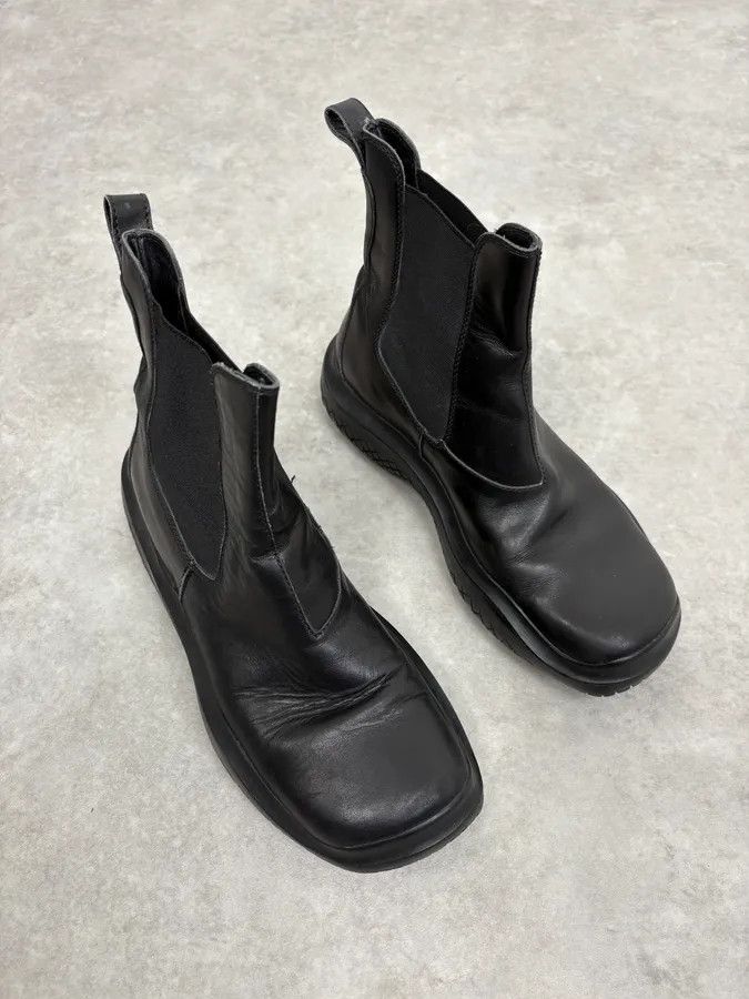 Prada AW1999 Prada Black Leather Vibram Ankle Boots Size US 5.5 / IT 35.5 - 4 Thumbnail