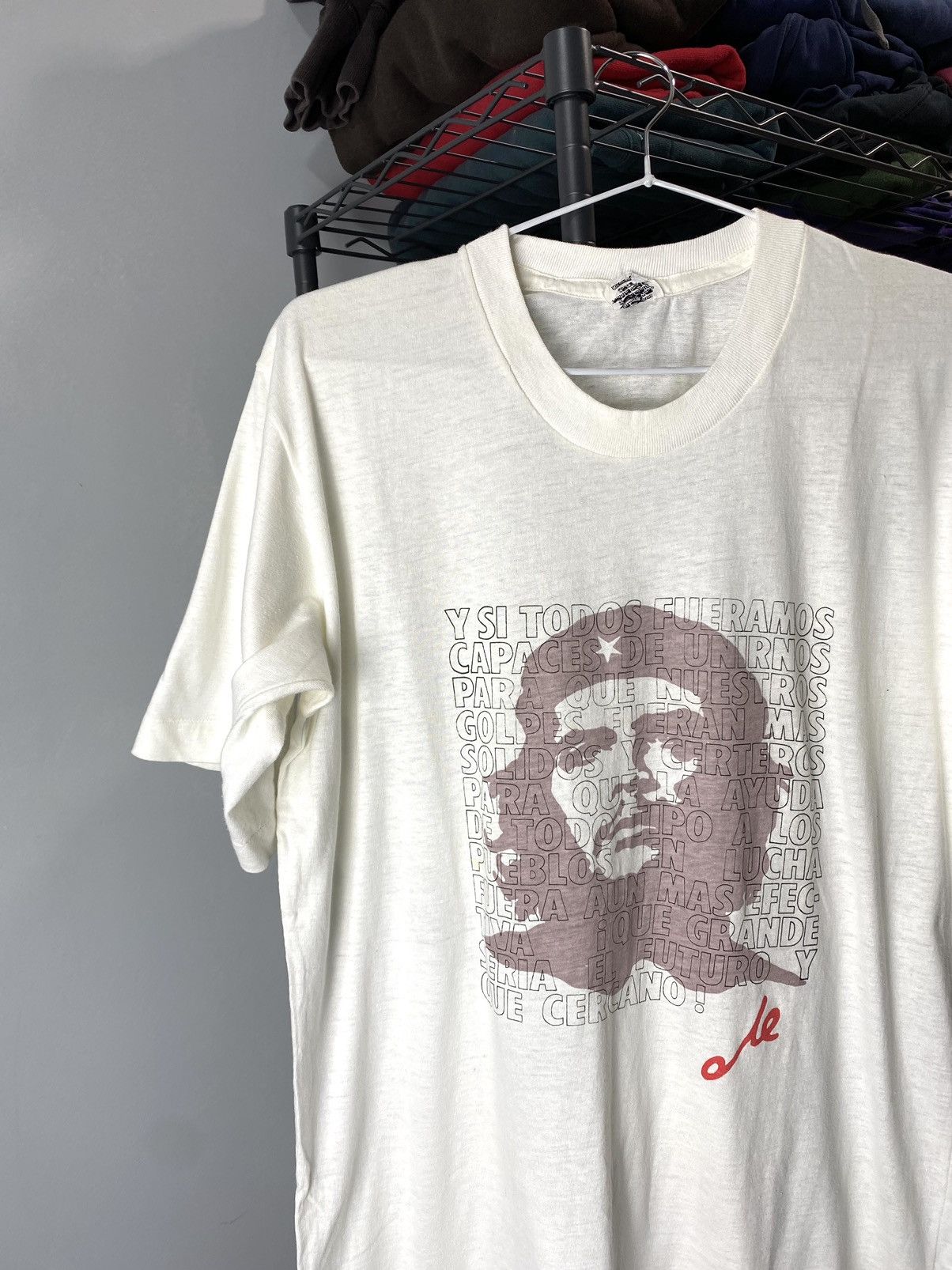 Band Tees 💥Rare! 80’s Che Guevara Archive T Shirt Cuba Revolution Size US M / EU 48-50 / 2 - 3 Thumbnail