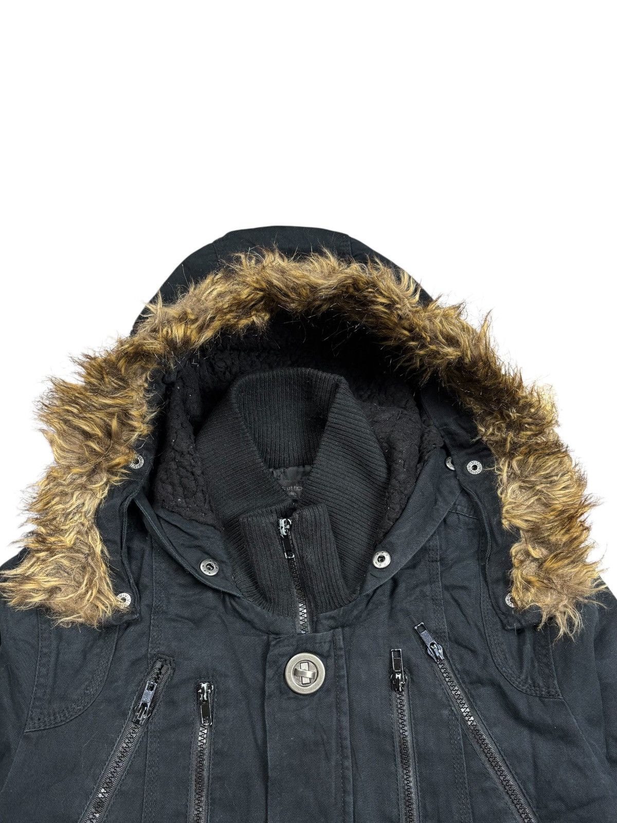 BUFFALO BOBS 2000s In The Attic - Vkei Style Fur Hoodie Jacket Size US M / EU 48-50 / 2 - 7 Thumbnail