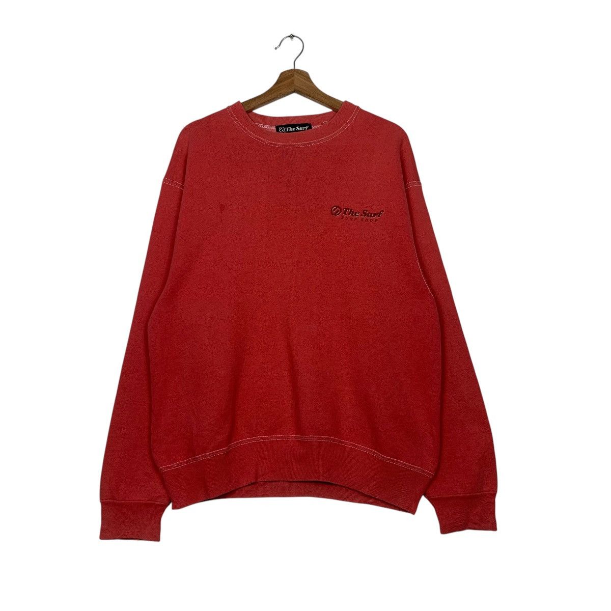Japanese Brand Vintage The Surf Red Crewneck Sweatshirt Size US M / EU 48-50 / 2 - 1 Thumbnail