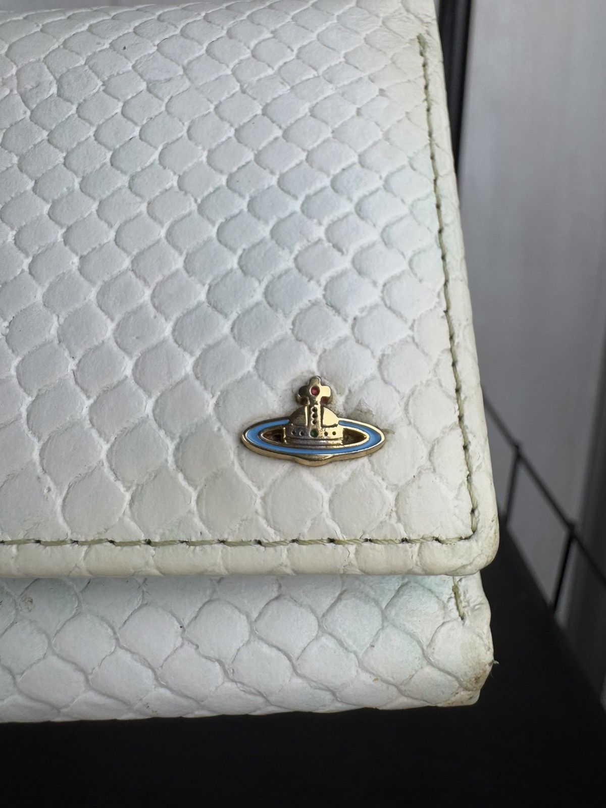 Vivienne Westwood Vivienne Westwood white green small wallet Size ONE SIZE - 5 Thumbnail